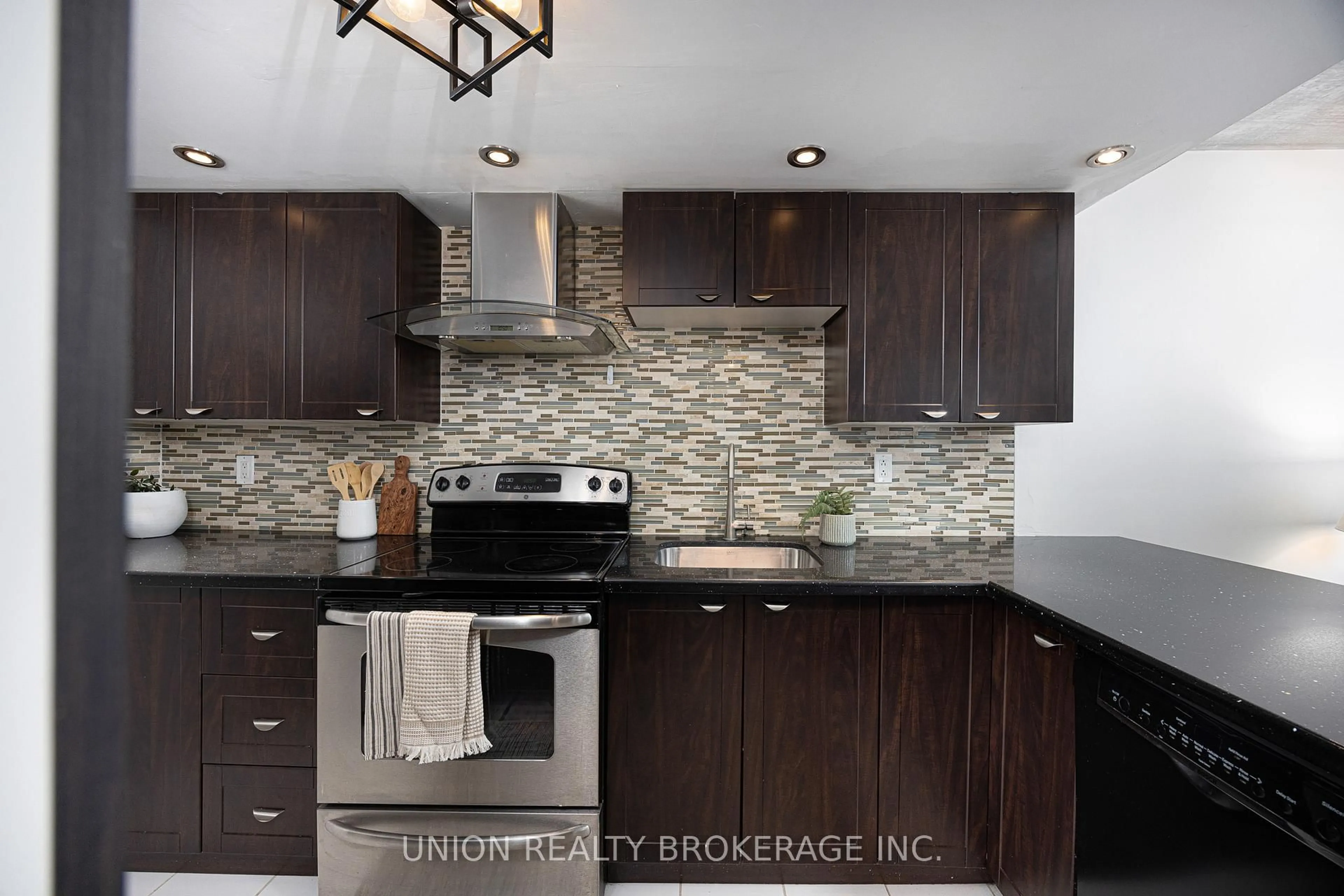 Contemporary kitchen, ceramic/tile floor for 60 Homewood Ave #208, Toronto Ontario M4Y 2X4