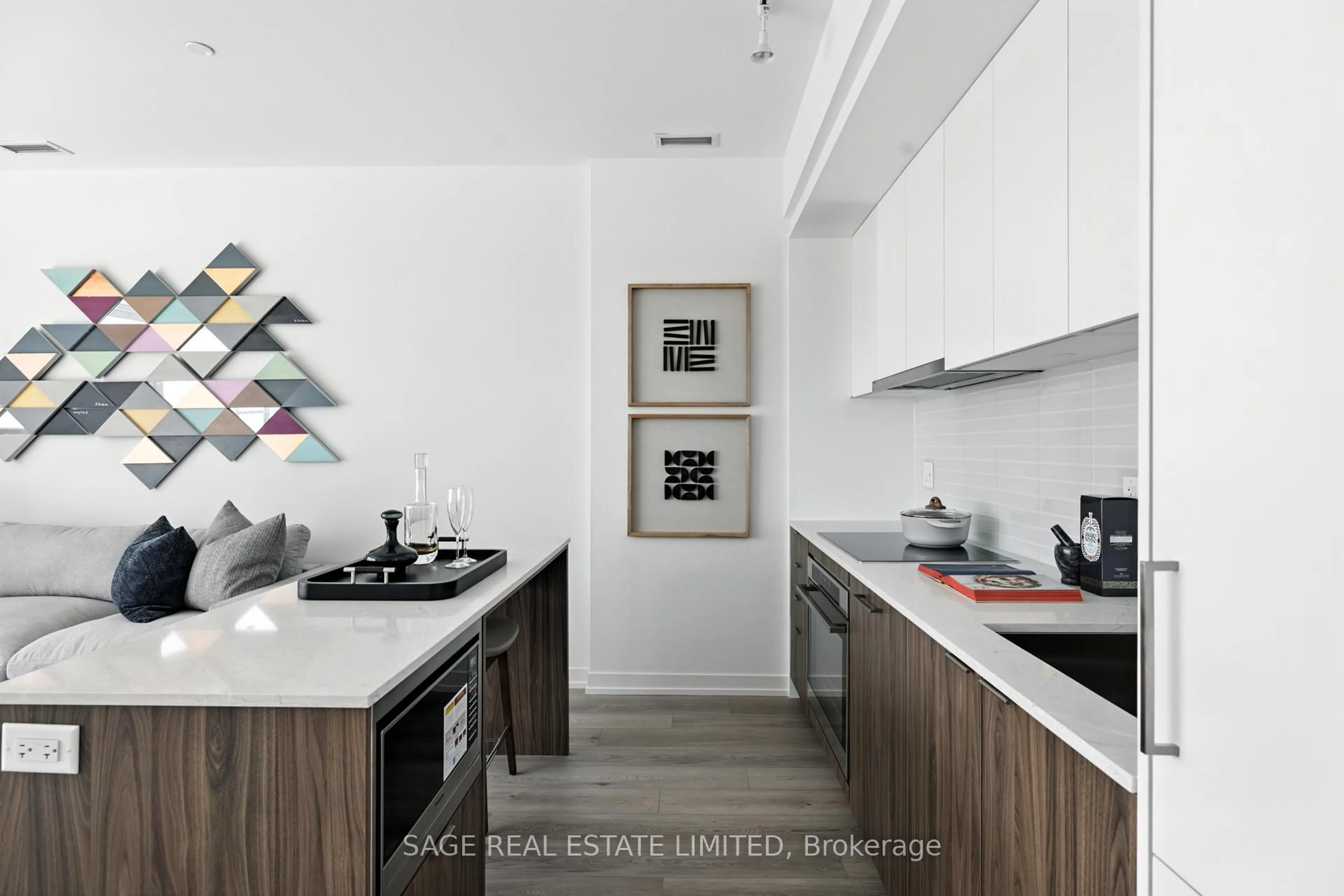 Contemporary kitchen, unknown for 863 St Clair Ave #808, Toronto Ontario M6C 1C4