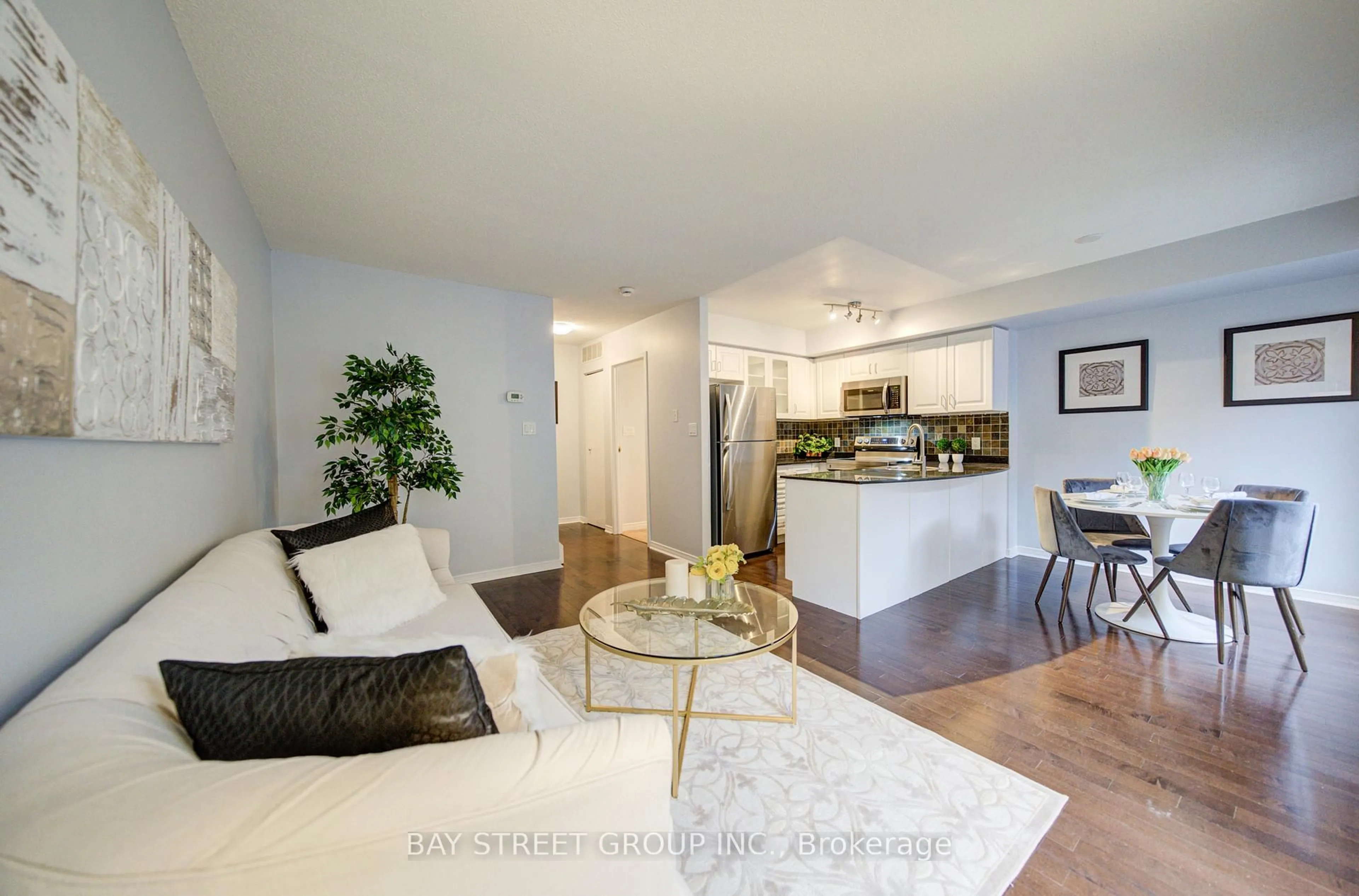 Living room with furniture, unknown for 30 Western Battery Rd #333, Toronto Ontario M6K 3N9