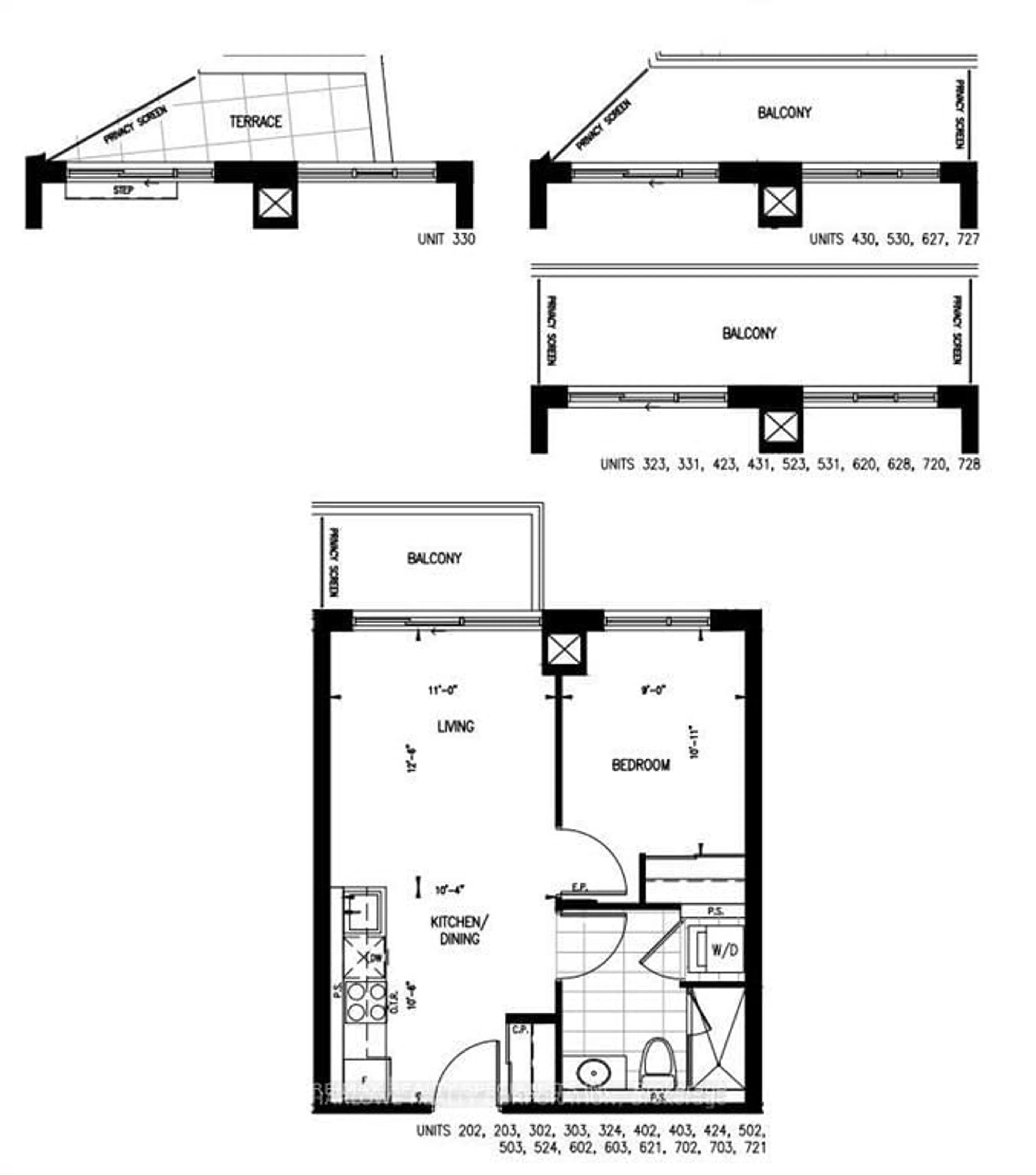 Floor plan for 543 Richmond St #502, Toronto Ontario M5V 1Y6