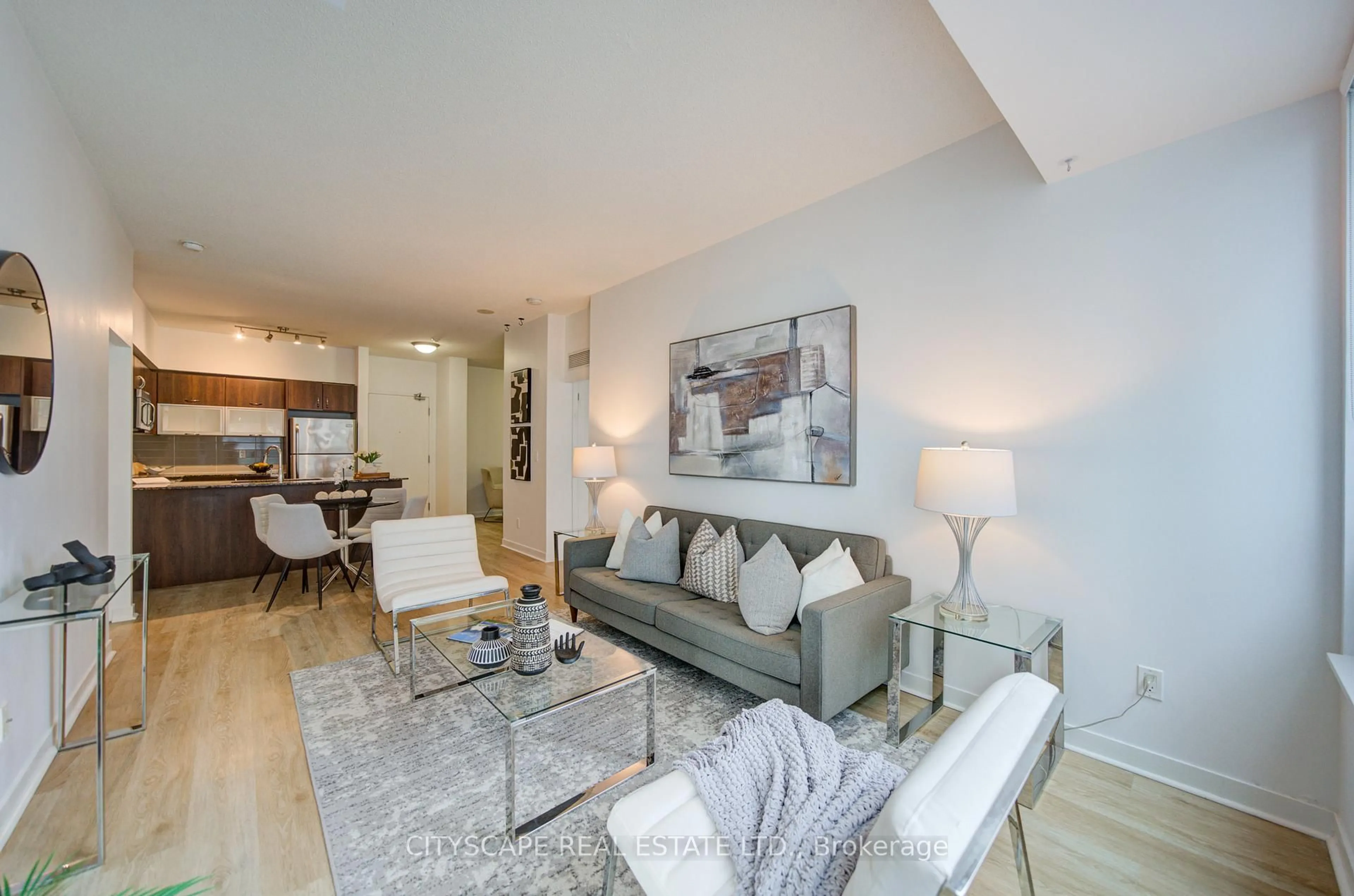 Living room with furniture, unknown for 55 East Liberty St #1804, Toronto Ontario M6K 3P9