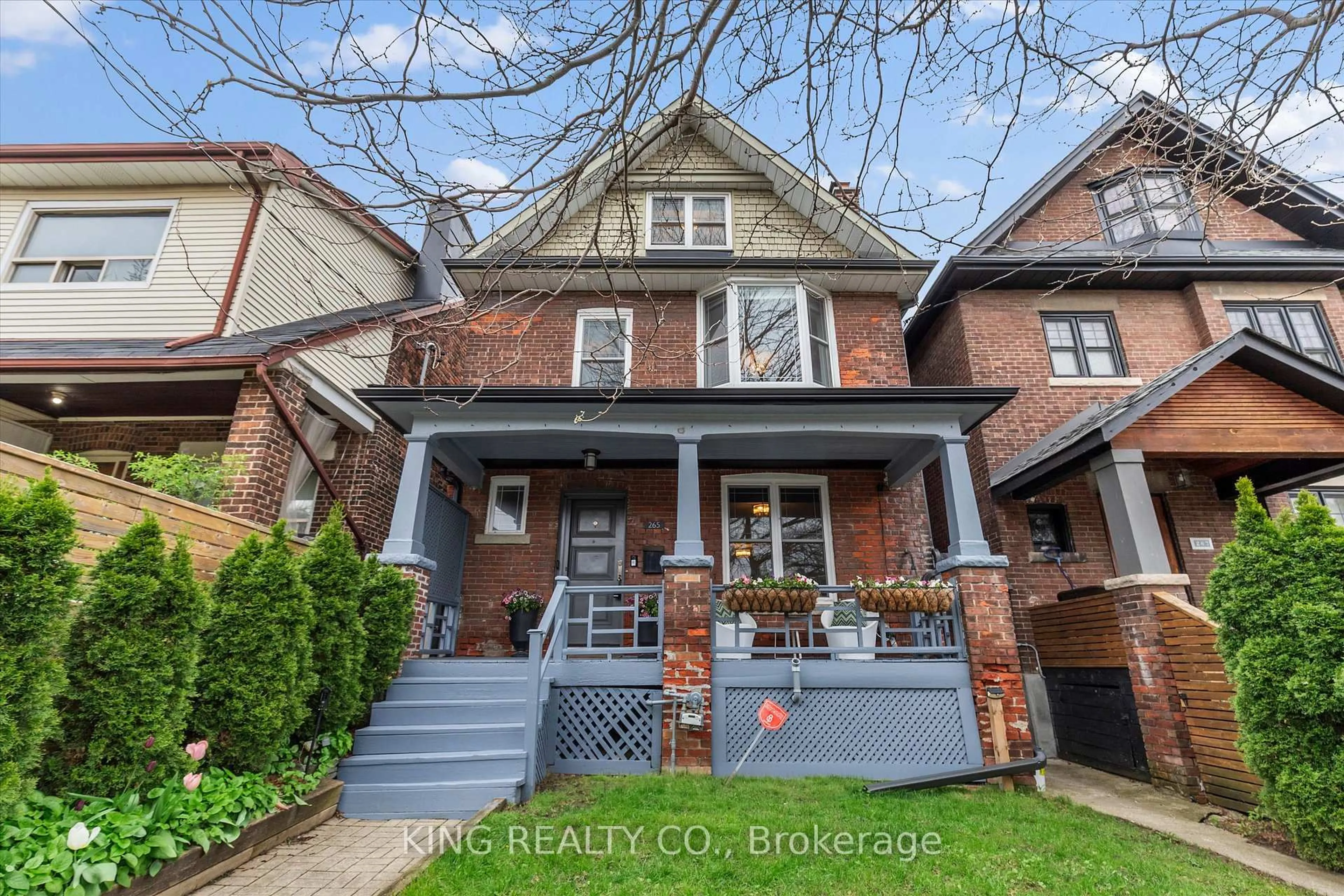 Home with brick exterior material, street for 265 Glenholme Ave, Toronto Ontario M6E 3C7