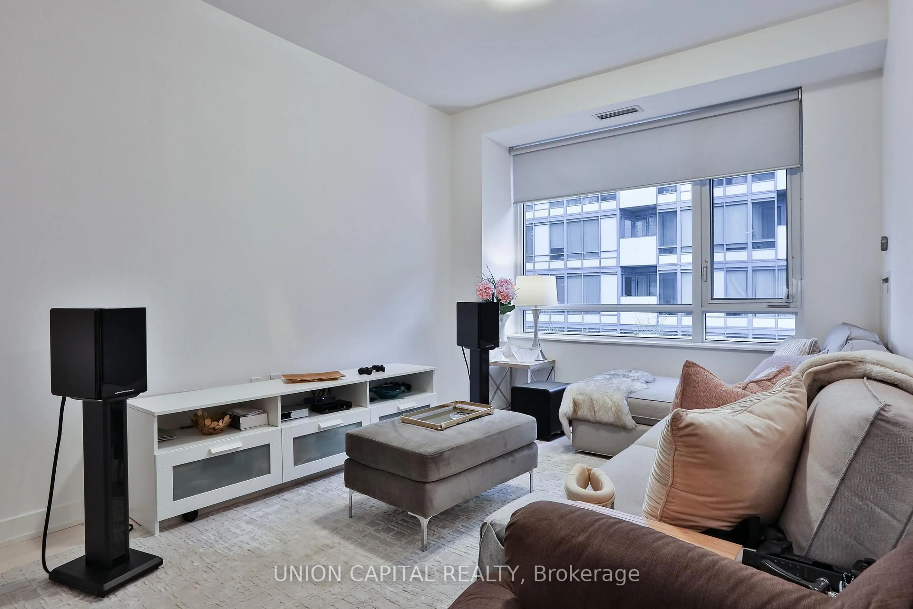 Living room with furniture, unknown for 1 The Esplanade #404, Toronto Ontario M5E 0A8
