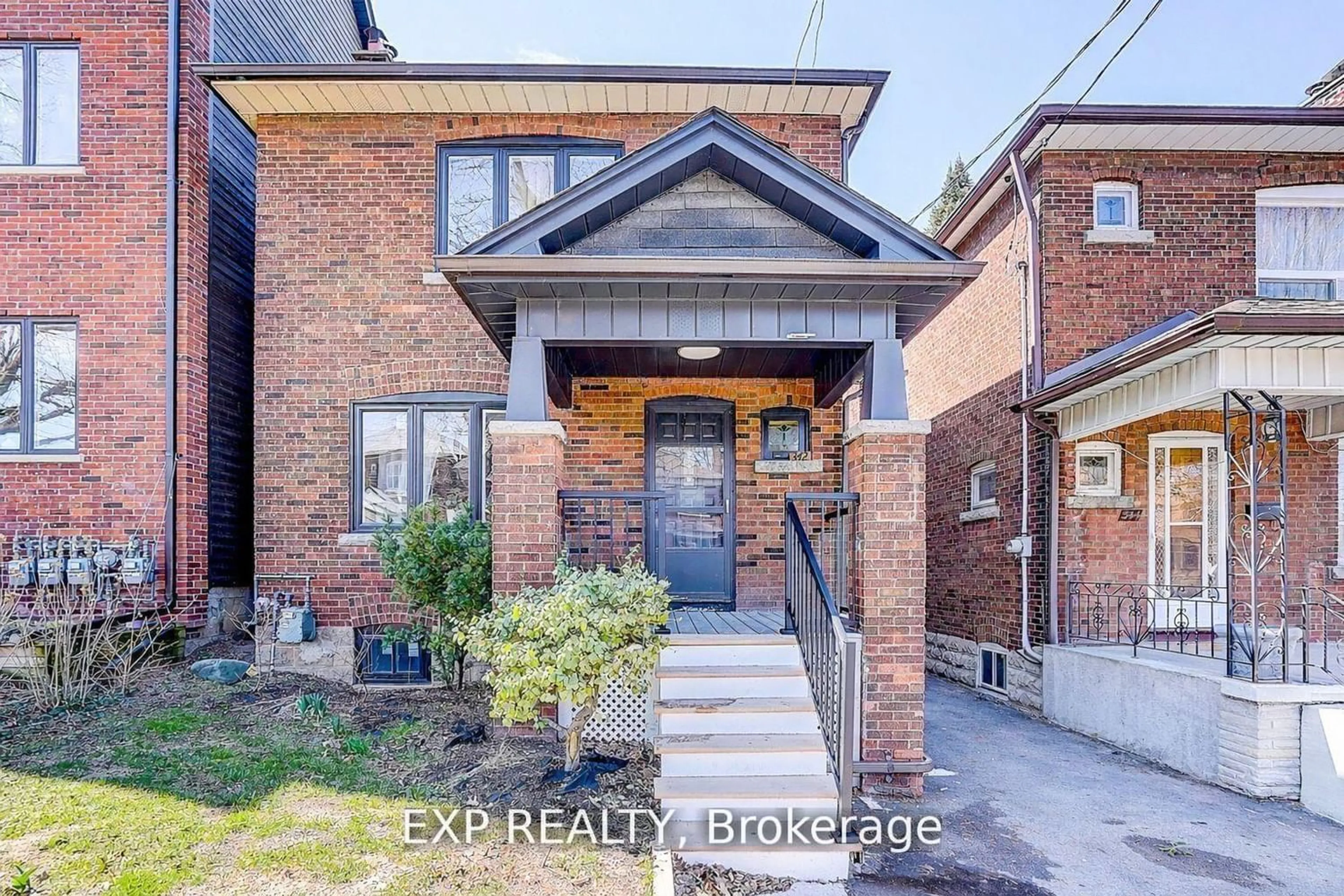 Home with brick exterior material, street for 342 Glenholme Ave, Toronto Ontario M6E 3E5