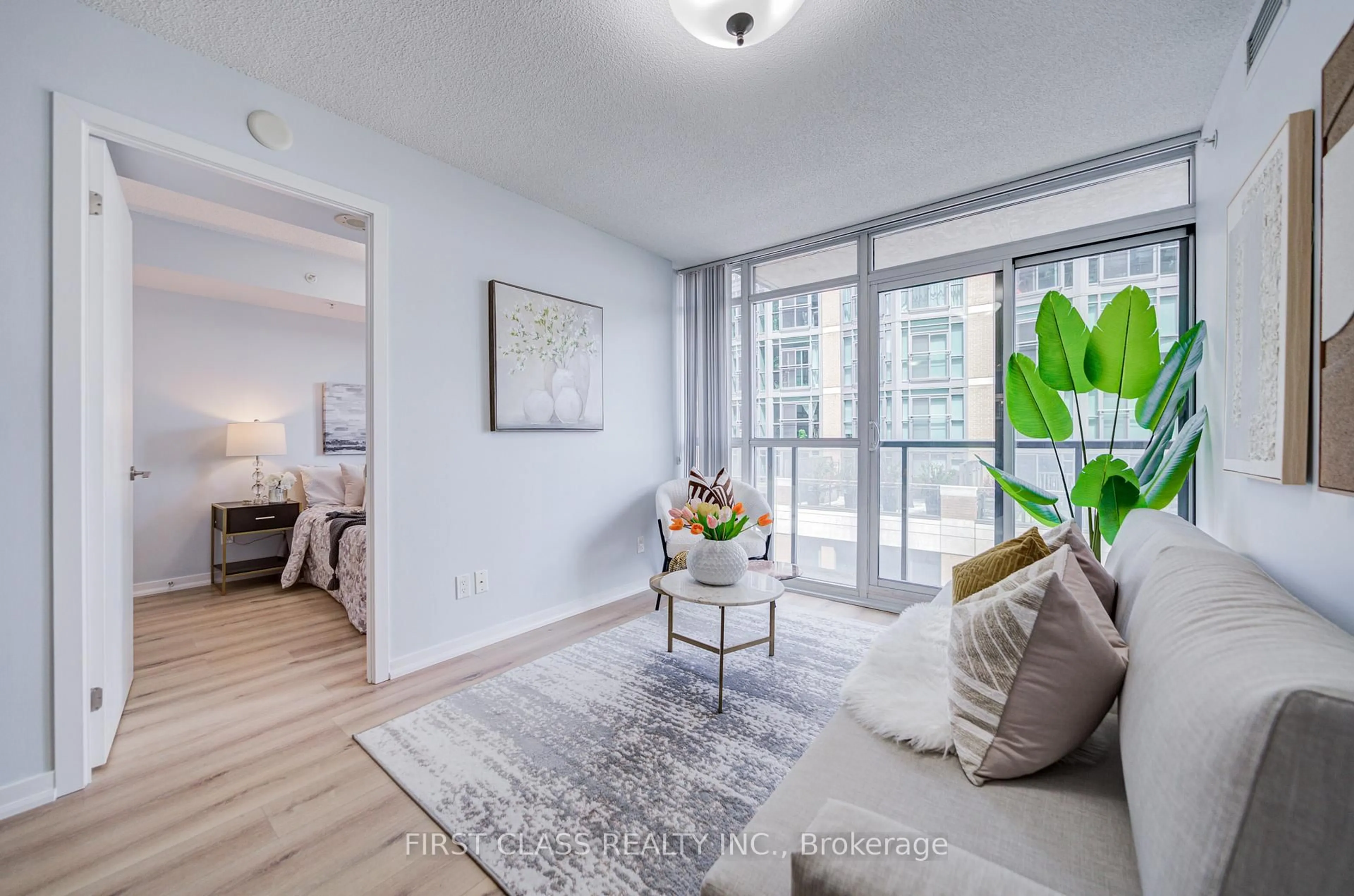 Living room with furniture, unknown for 68 Abell St #527, Toronto Ontario M6J 0B1