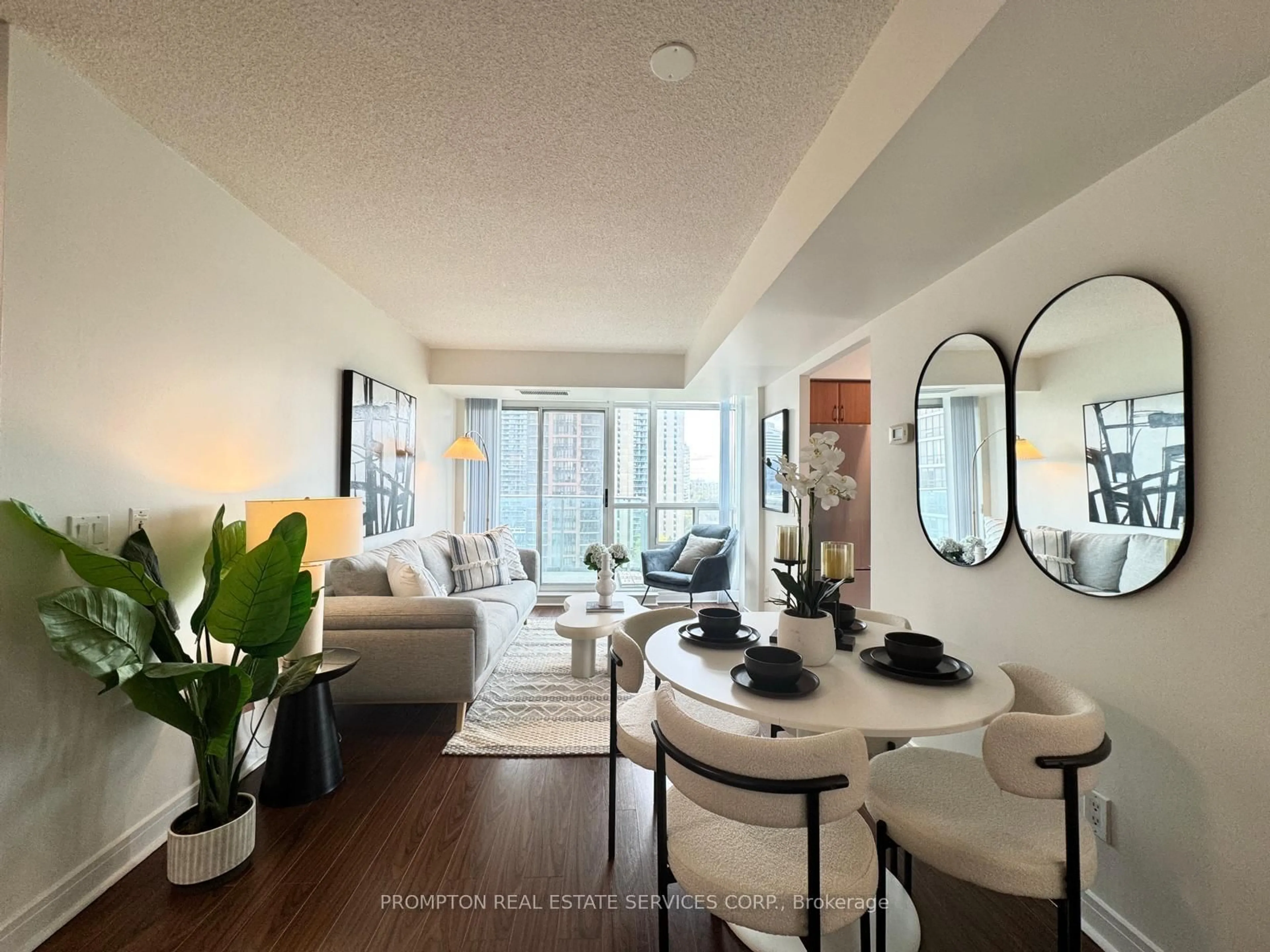 Living room with furniture, unknown for 35 Bales Ave #1206, Toronto Ontario M2N 7L7