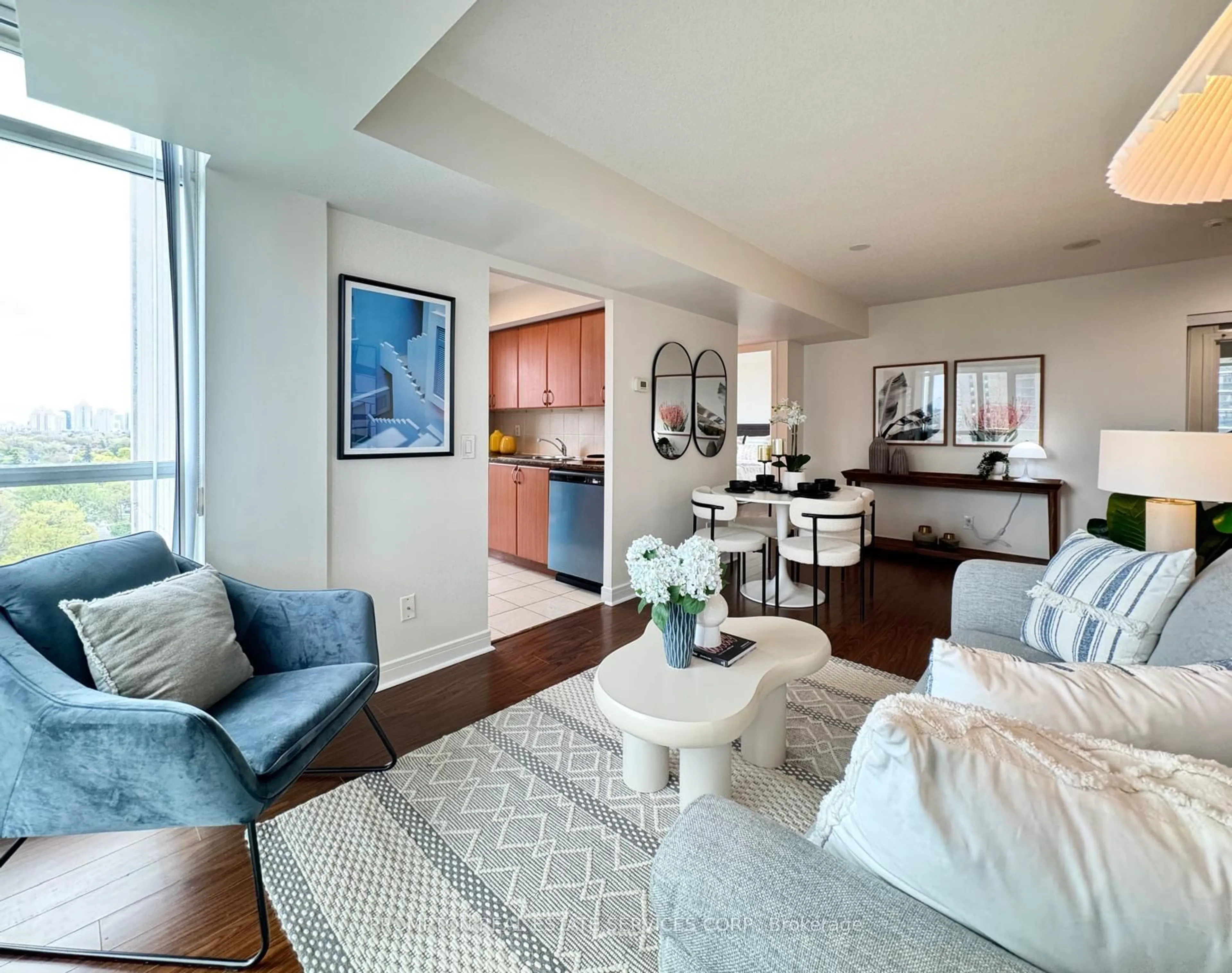 Living room with furniture, unknown for 35 Bales Ave #1206, Toronto Ontario M2N 7L7