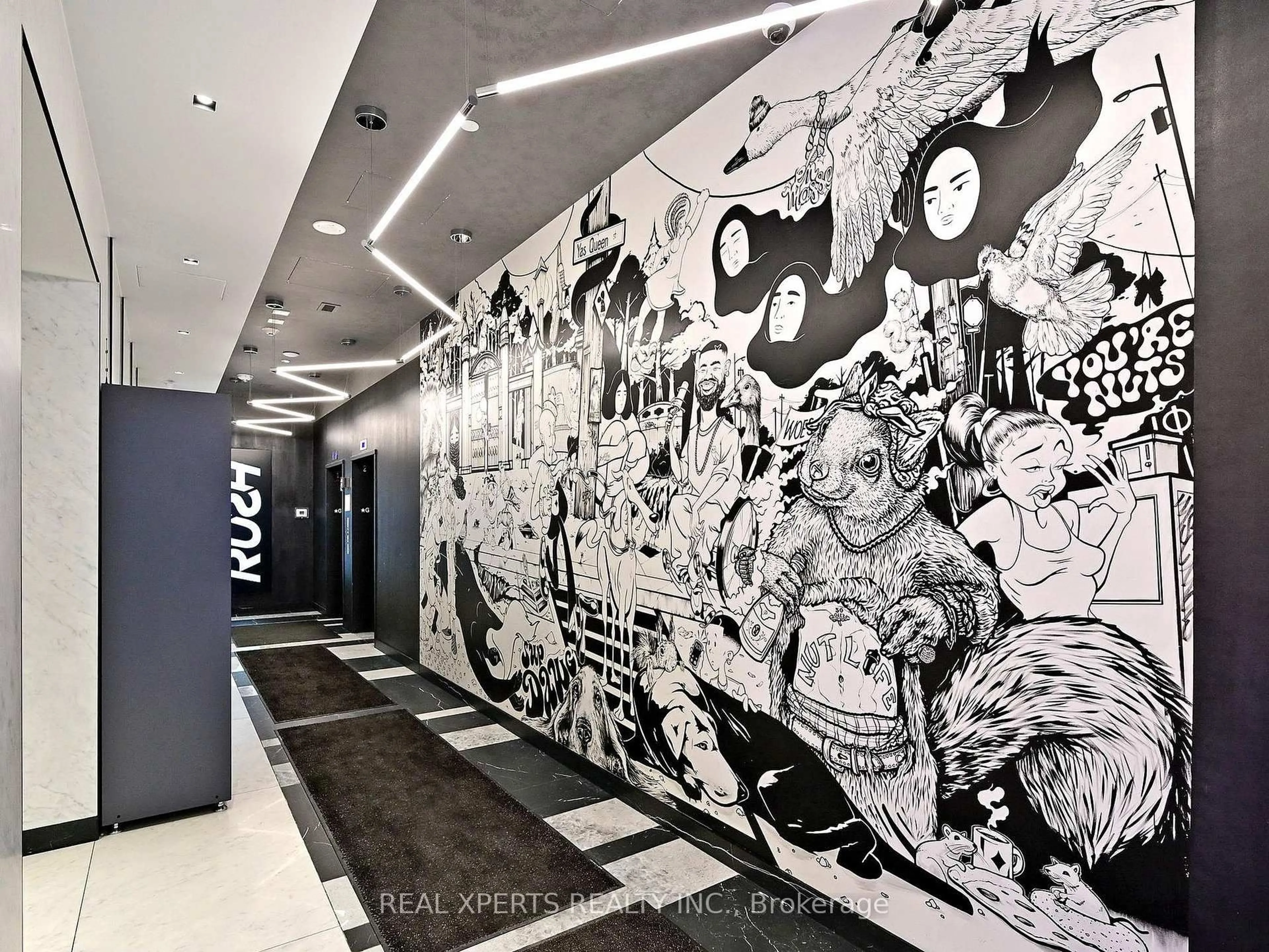 Indoor foyer for 2 Augusta Ave #404, Toronto Ontario M5V 0T3
