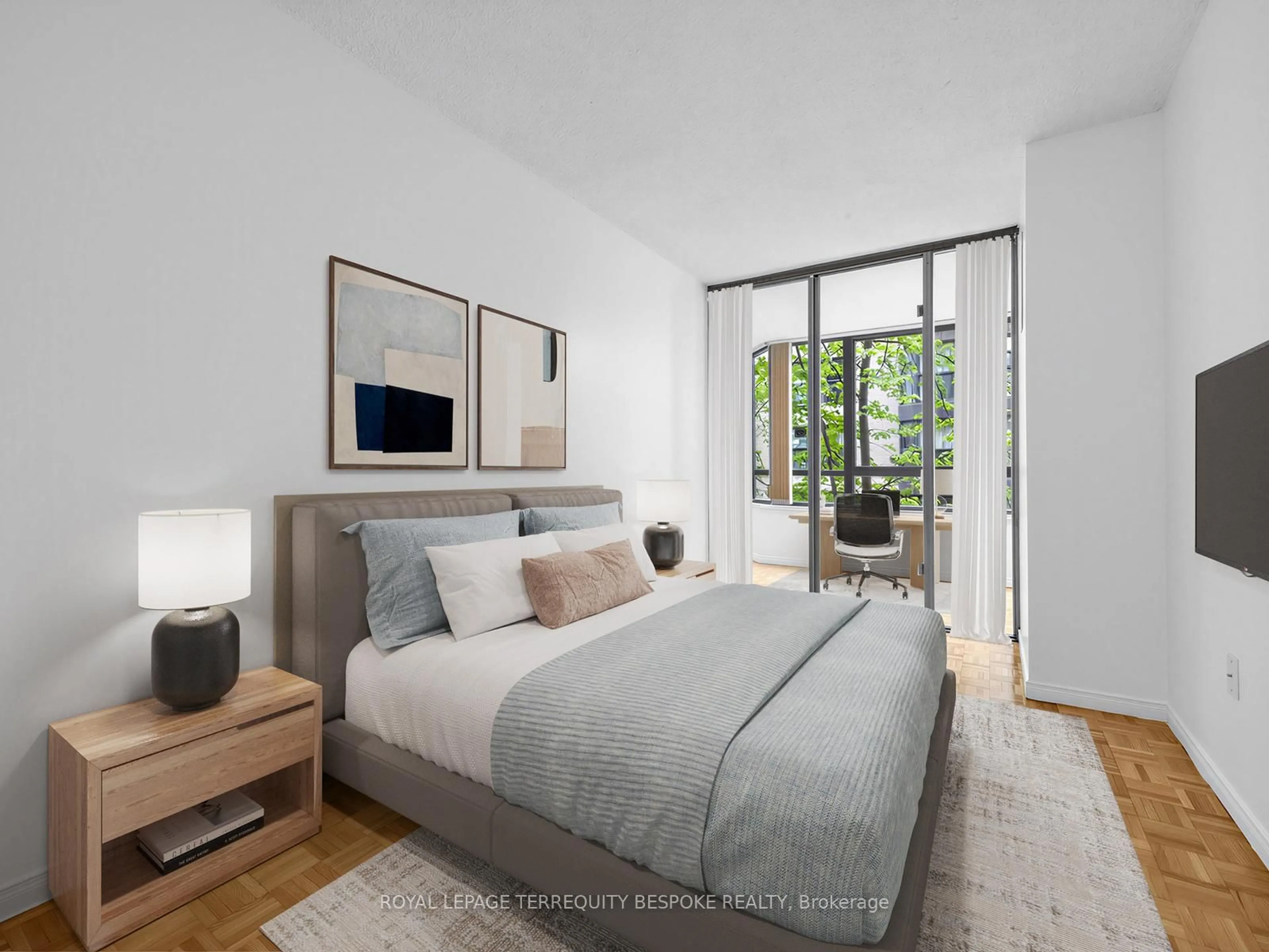Bedroom with bed, unknown for 211 St Patrick St #406, Toronto Ontario M5T 2Y9