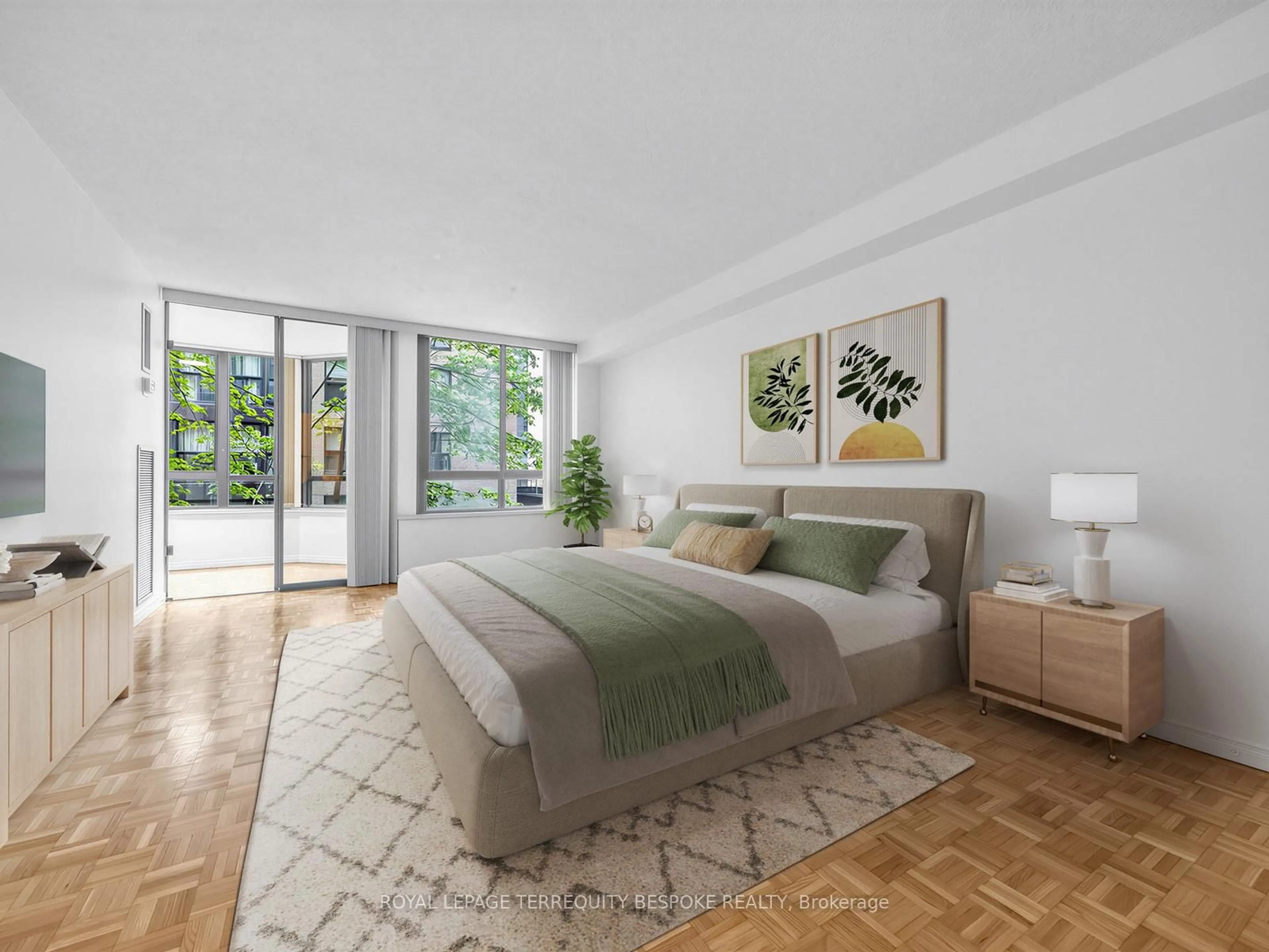 Bedroom with bed, unknown for 211 St Patrick St #406, Toronto Ontario M5T 2Y9
