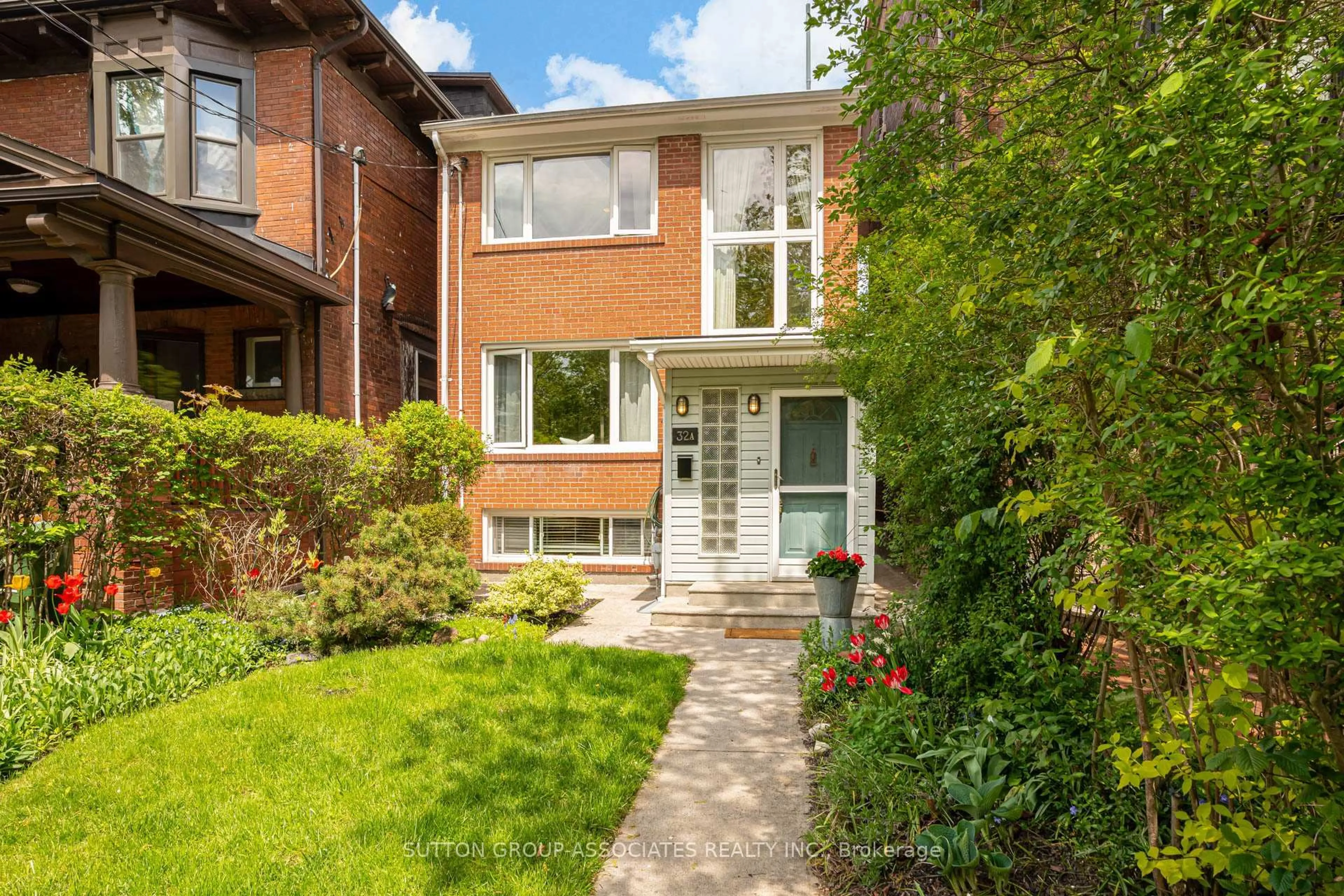 Home with brick exterior material, street for 32A Vermont Ave, Toronto Ontario M6G 1X7