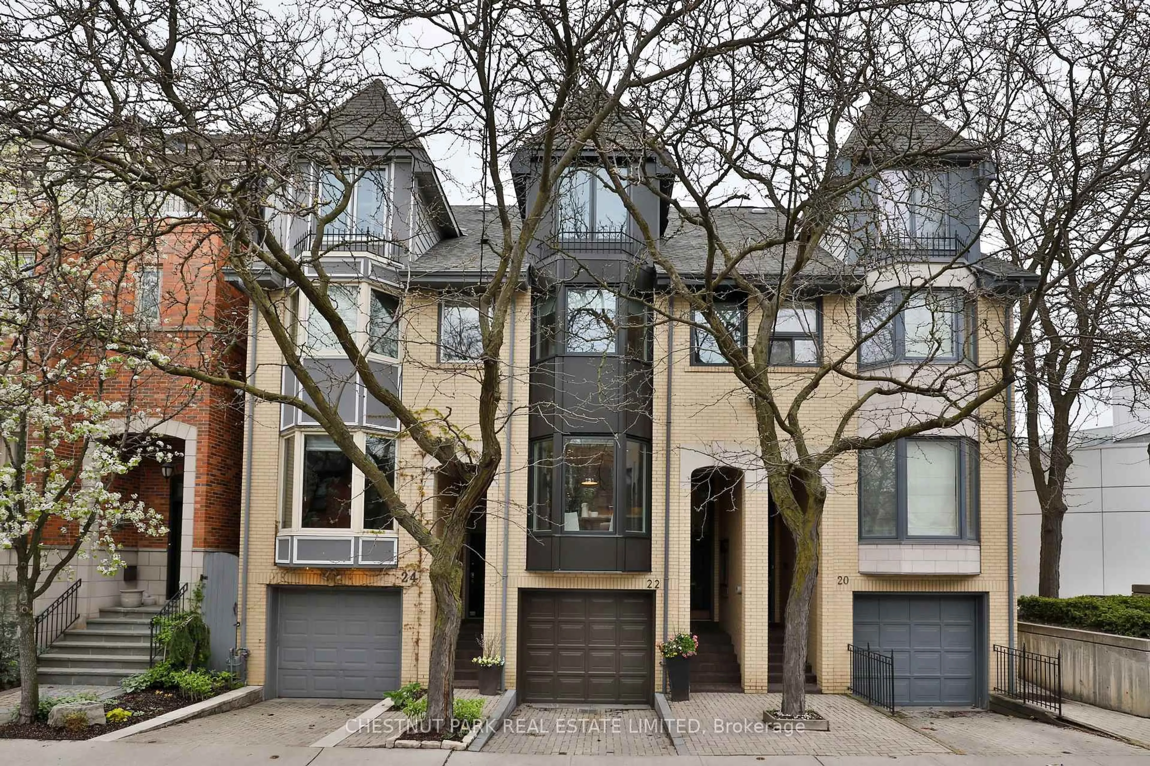 Home with brick exterior material, street for 22 Berryman St, Toronto Ontario M5R 1M6