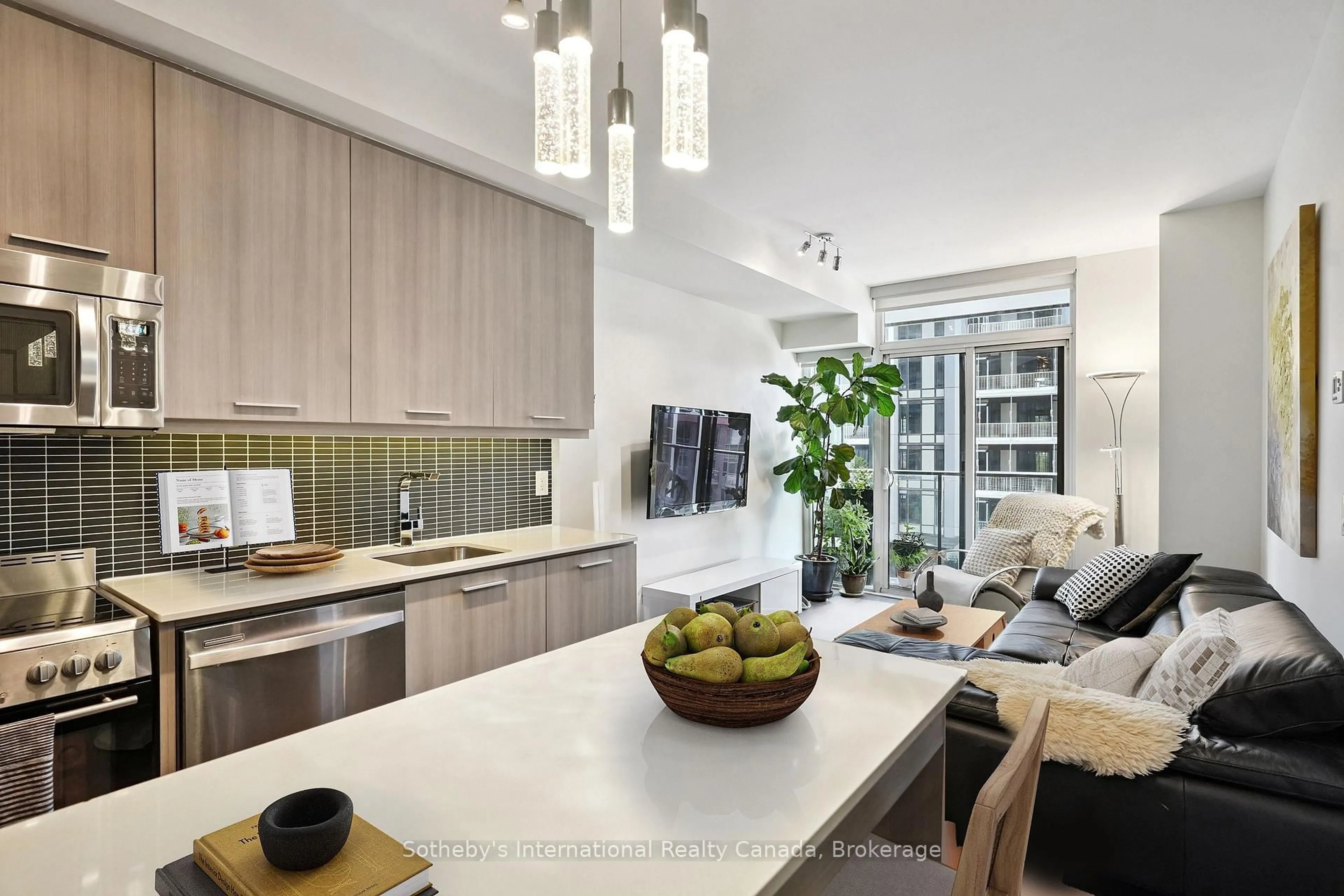 Contemporary kitchen, unknown for 105 George St #903, Toronto Ontario M5A 0L4