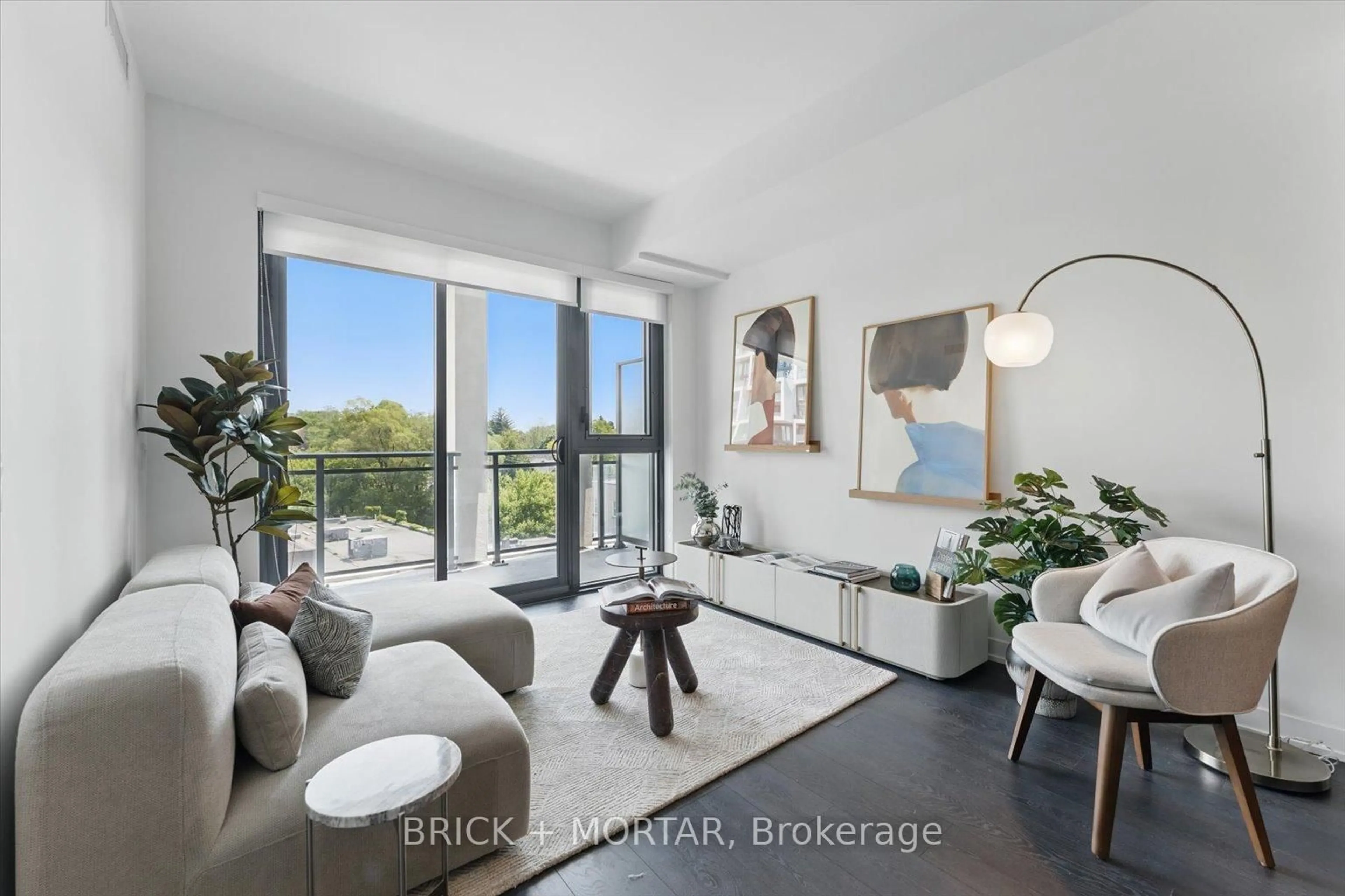 Living room with furniture, unknown for 1 Hillsdale Ave #406, Toronto Ontario M4S 0E5