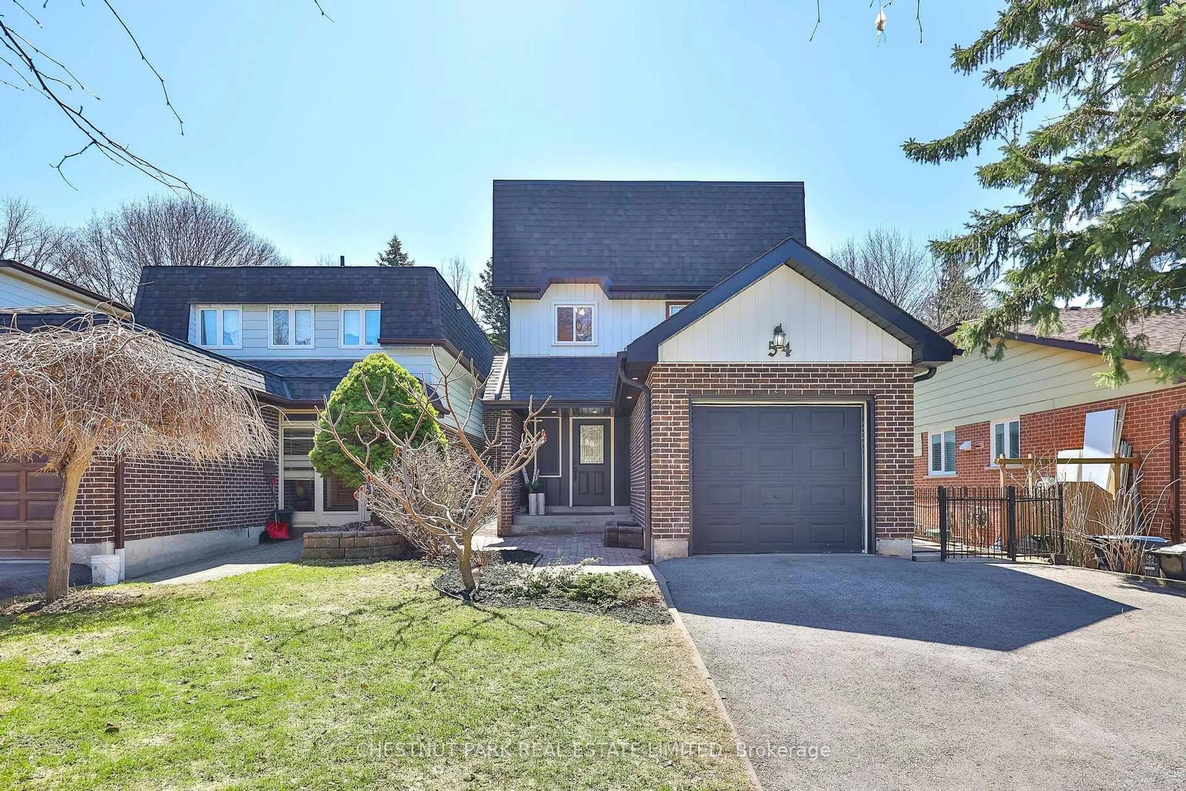 Home with brick exterior material, street for 54 Loganberry Cres, Toronto Ontario M2H 3H1