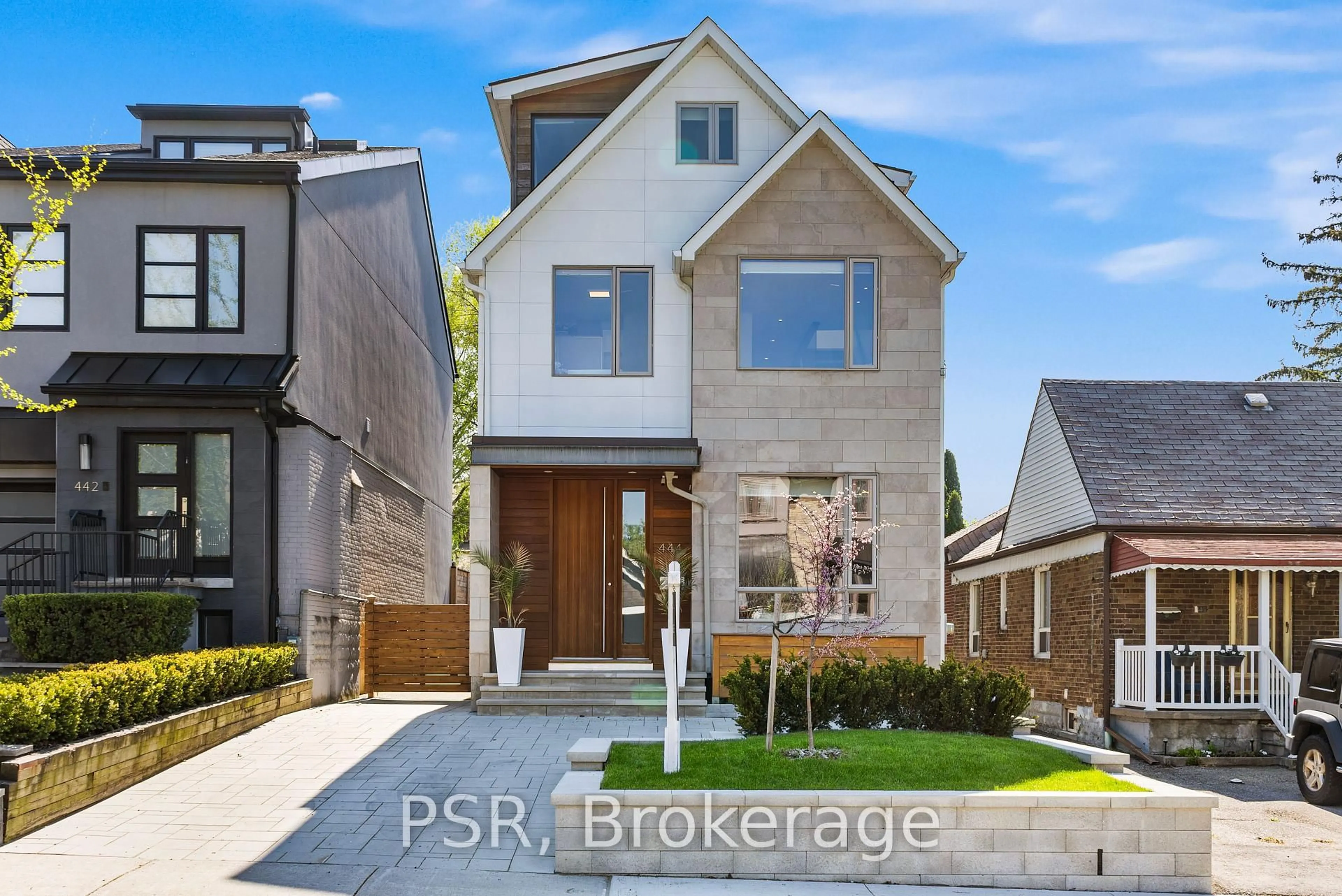 Home with brick exterior material, street for 444 Winnett Ave, Toronto Ontario M6C 3M4