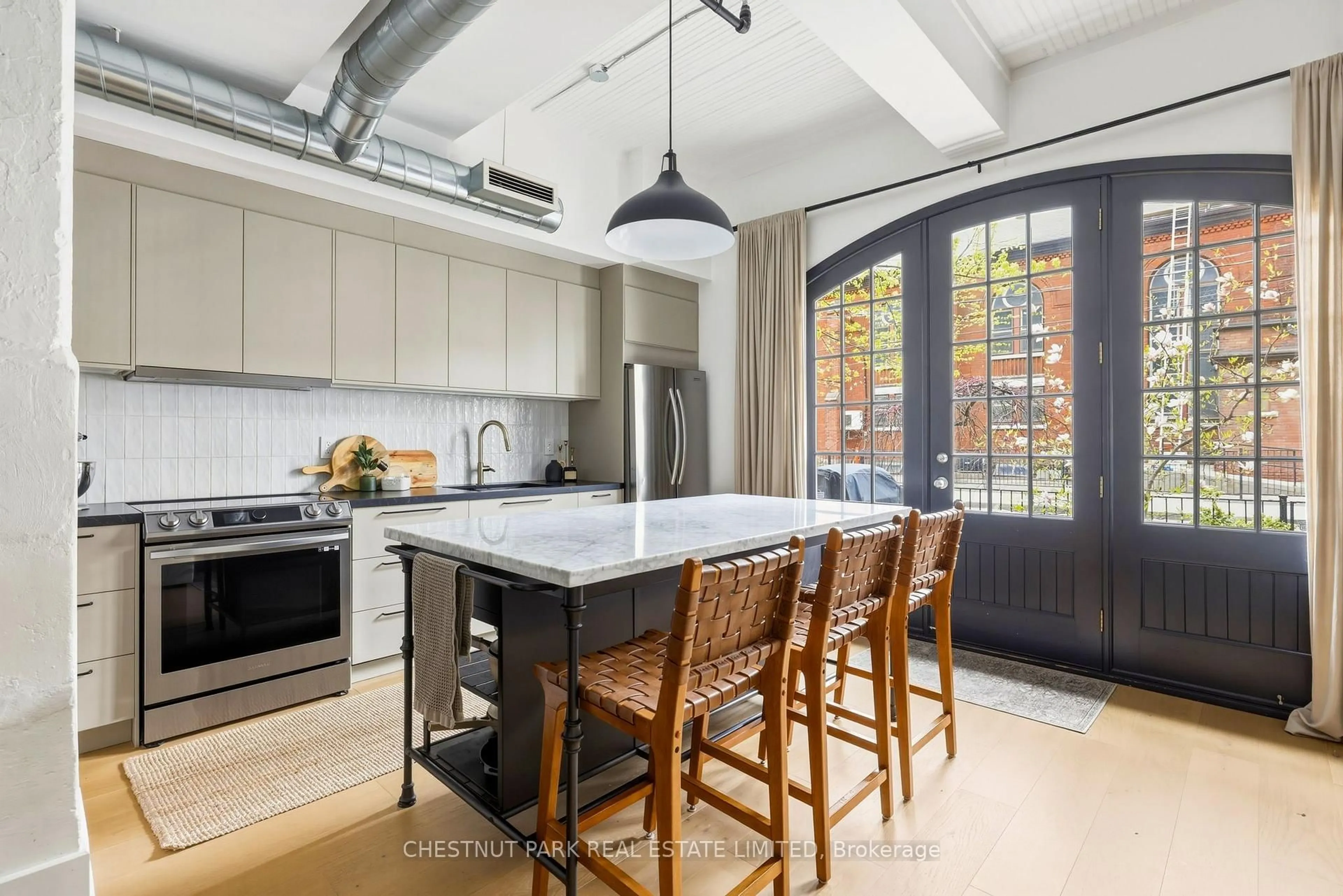 Open concept kitchen, unknown for 183 Dovercourt Rd #107, Toronto Ontario M6J 3C1