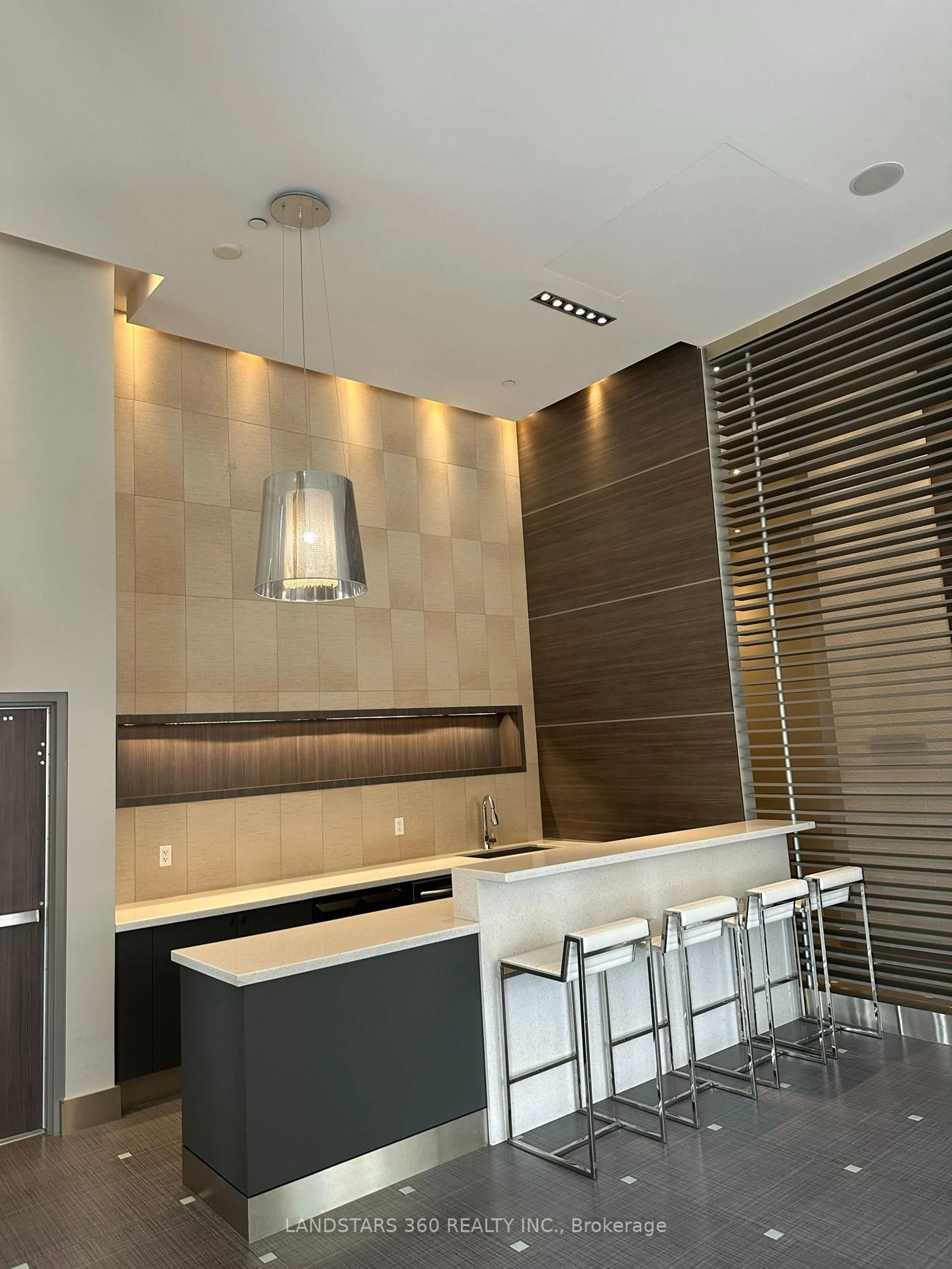 Contemporary kitchen, ceramic/tile floor for 500 Sherbourne St #1702, Toronto Ontario M4X 1L1