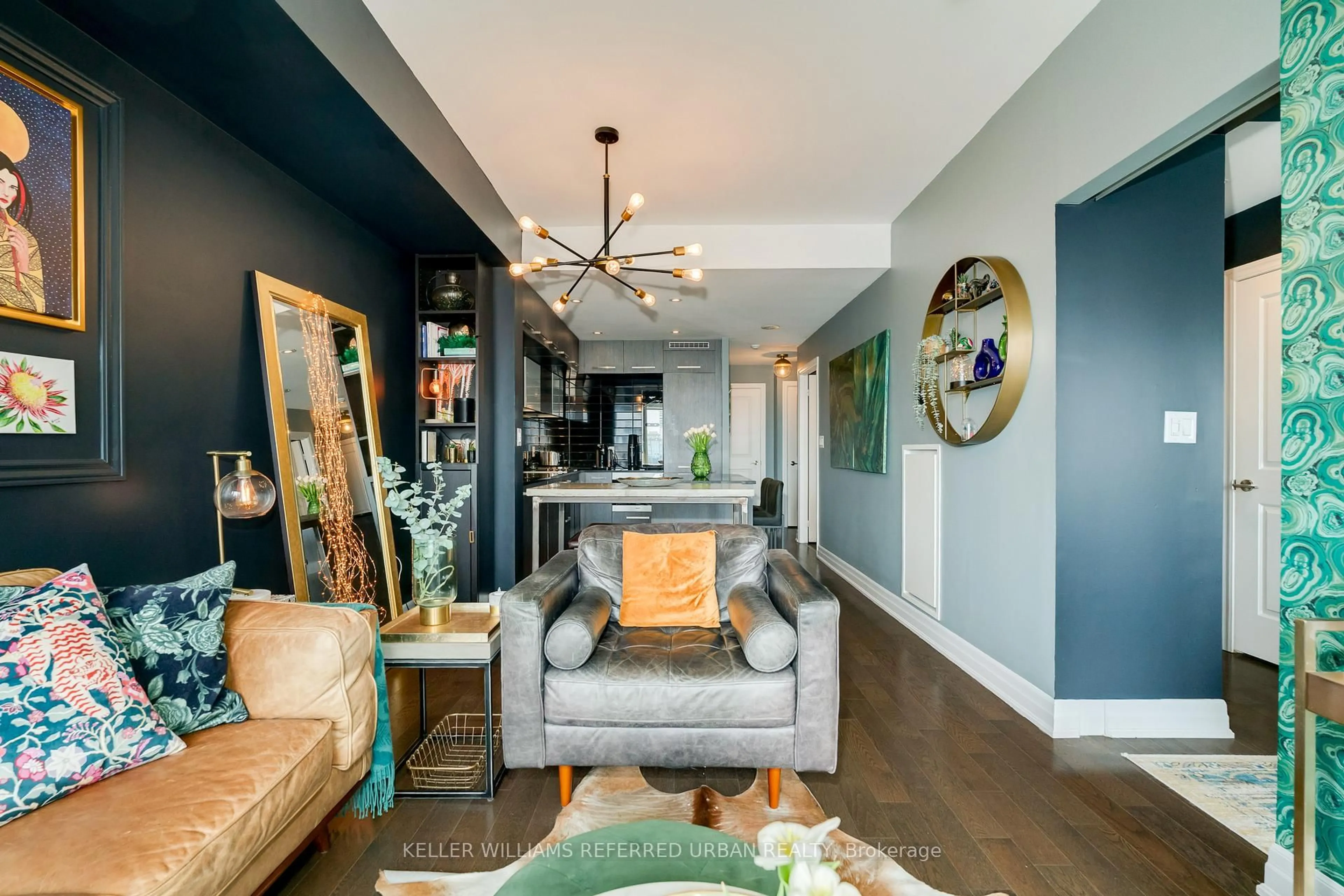 Living room with furniture, unknown for 8 The Esplanade #3607, Toronto Ontario M5E 0A6