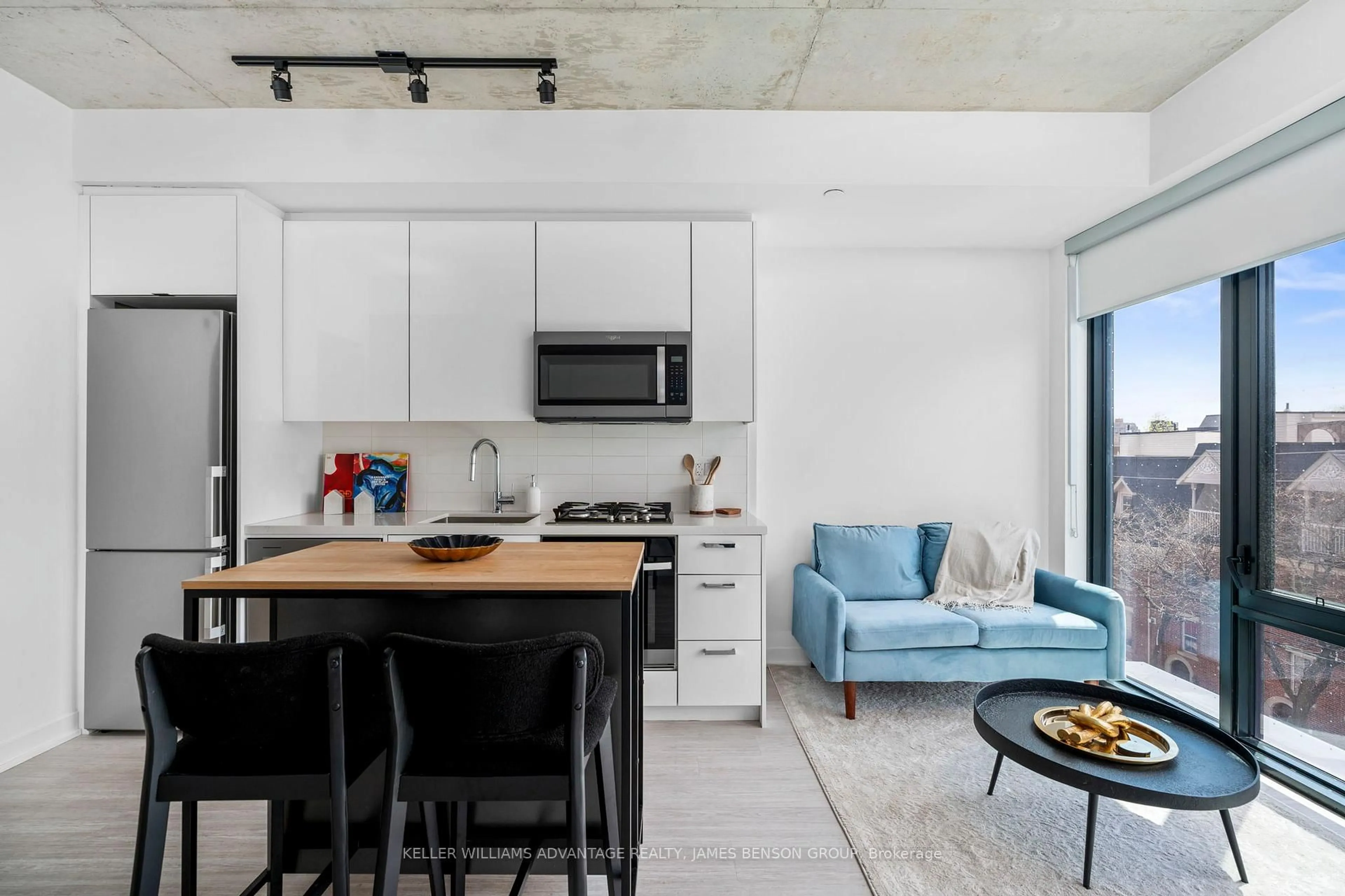 Open concept kitchen, unknown for 195 McCaul St #301, Toronto Ontario M5T 1W6