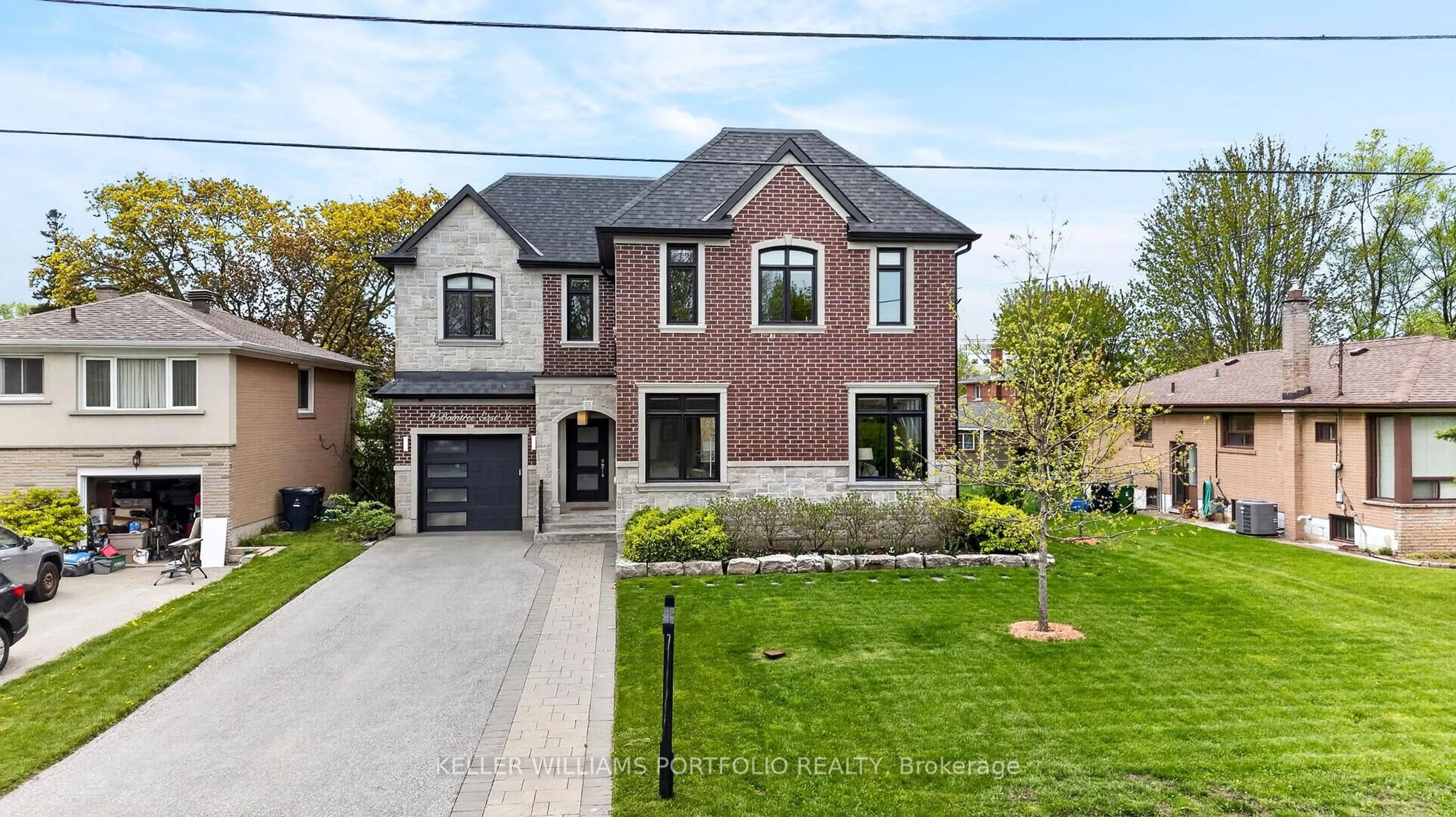 Home with brick exterior material, street for 9 Baintree East St, Toronto Ontario M3H 3X6