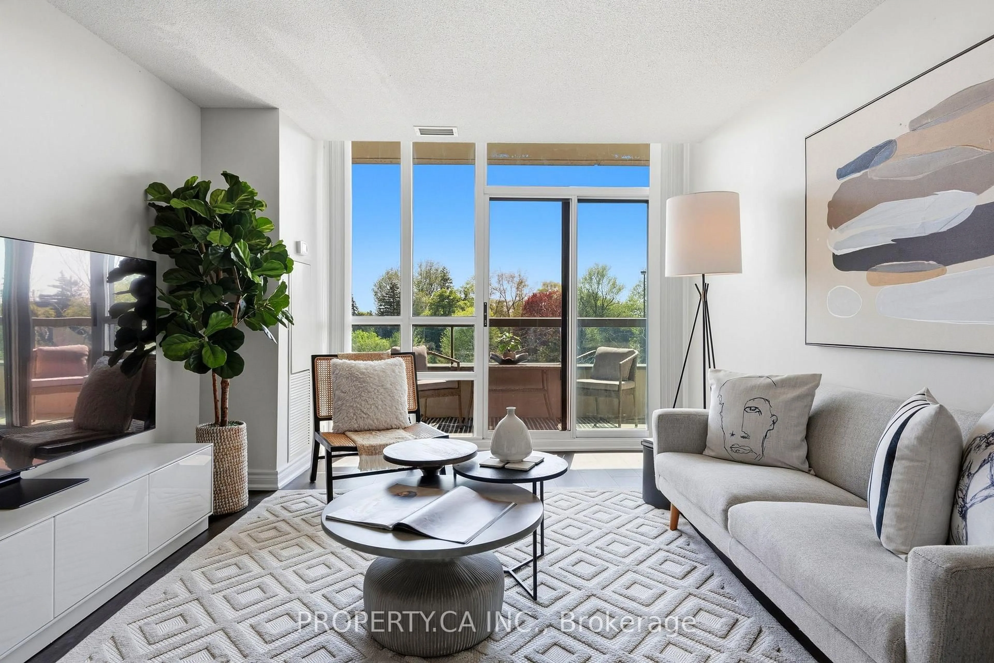 Living room with furniture, unknown for 509 Beecroft Rd #307, Toronto Ontario M2N 0A3