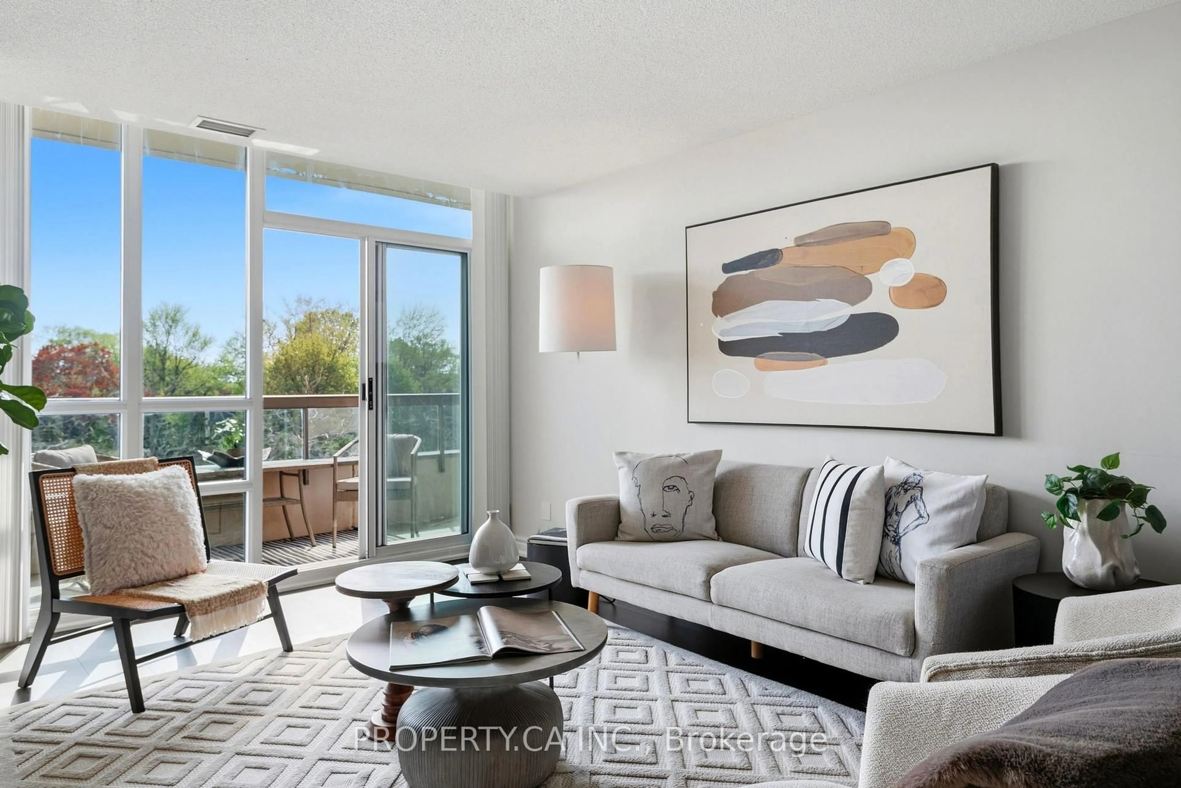Living room with furniture, unknown for 509 Beecroft Rd #307, Toronto Ontario M2N 0A3