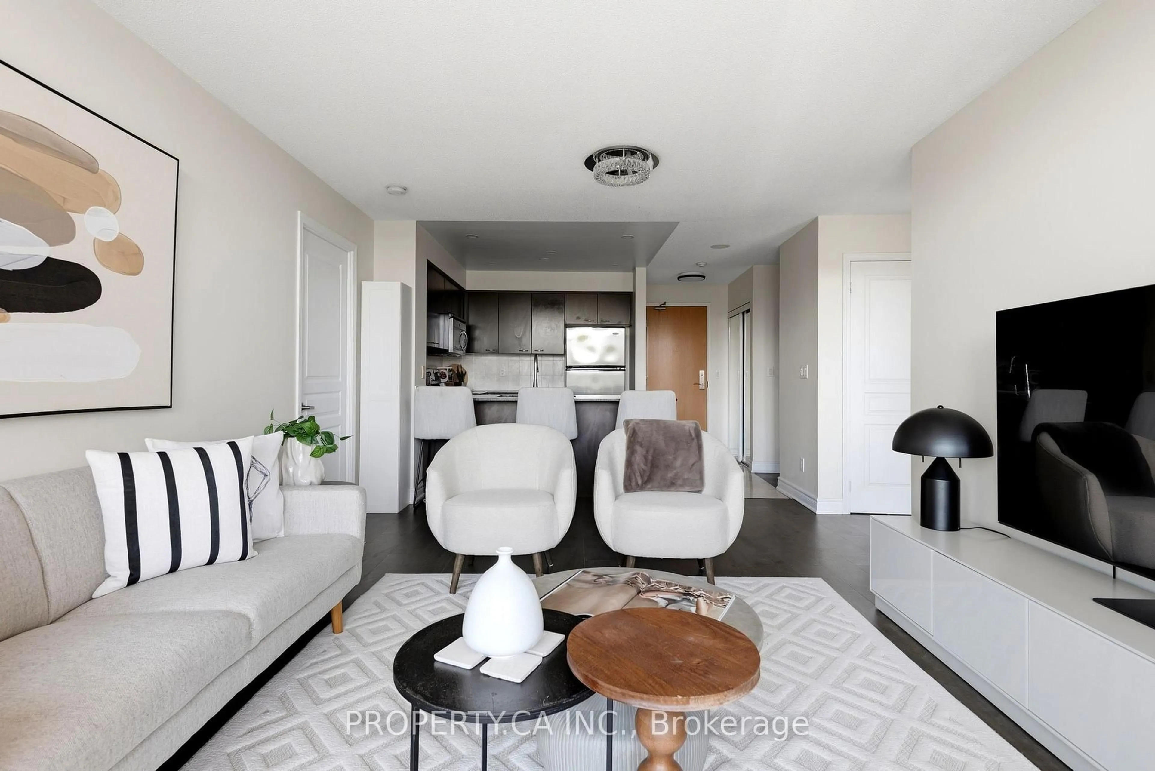 Living room with furniture, unknown for 509 Beecroft Rd #307, Toronto Ontario M2N 0A3