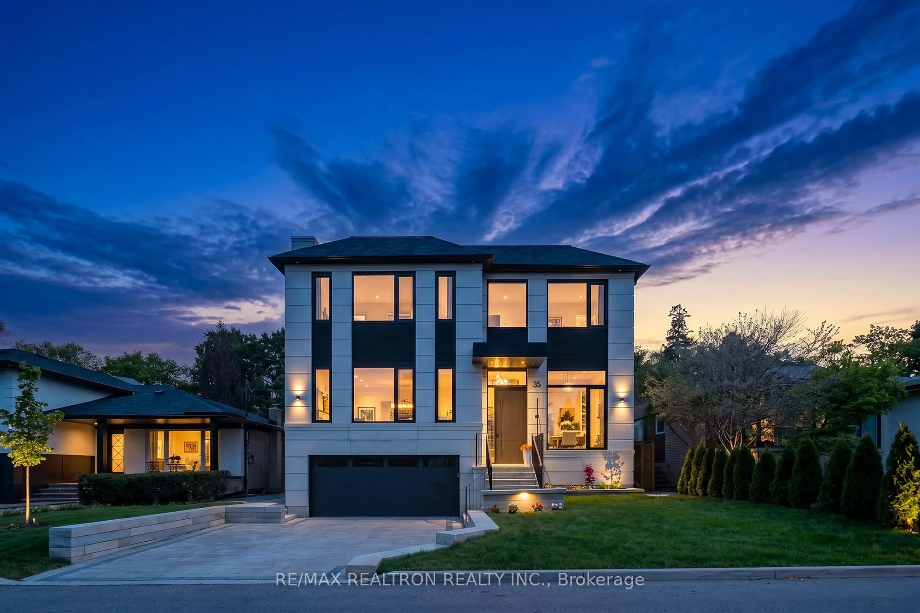 Home with brick exterior material, street for 35 Foxwarren Dr, Toronto Ontario M2K 1L1