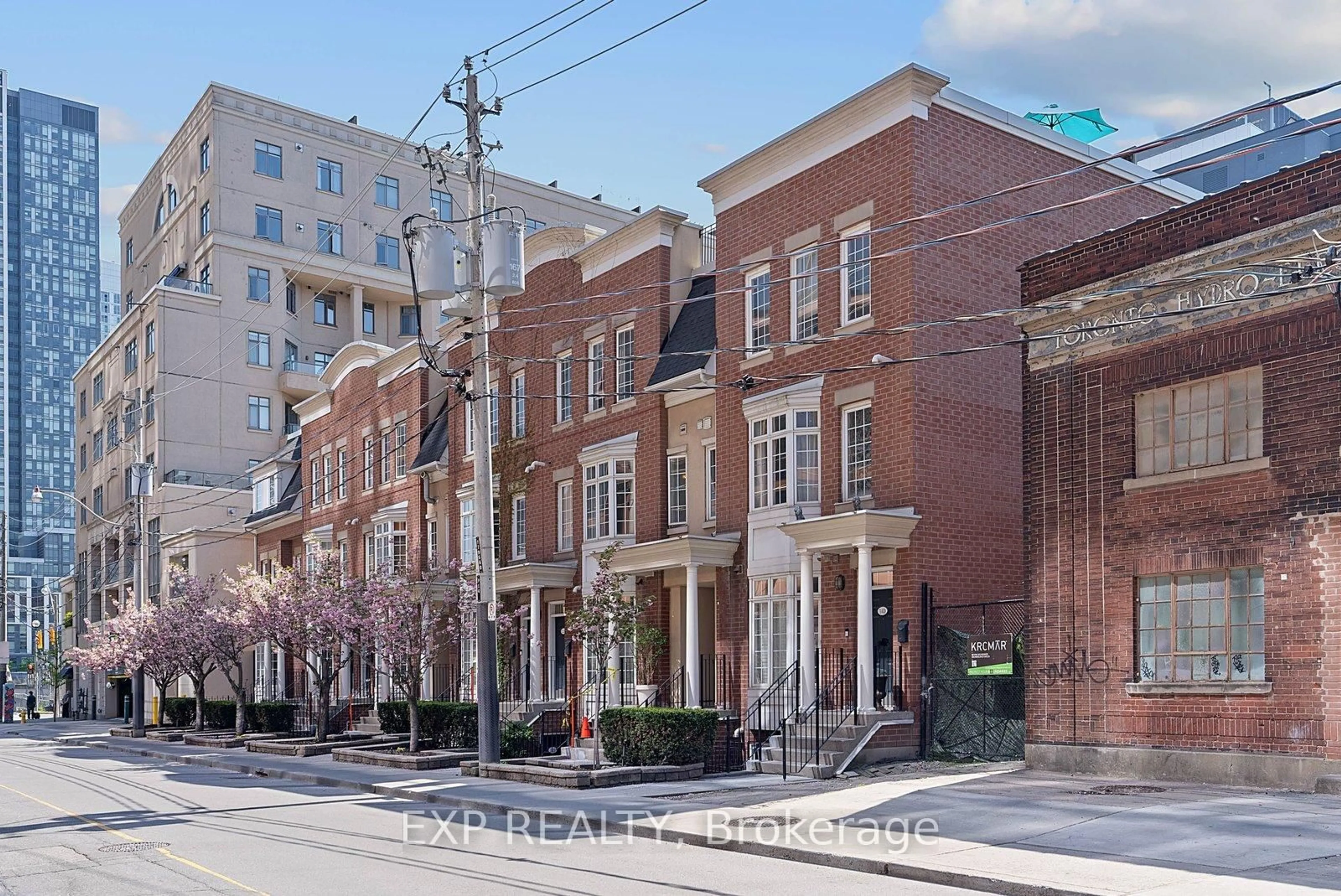 Home with brick exterior material, street for 12 Portland St #Th B, Toronto Ontario M5V 3N6