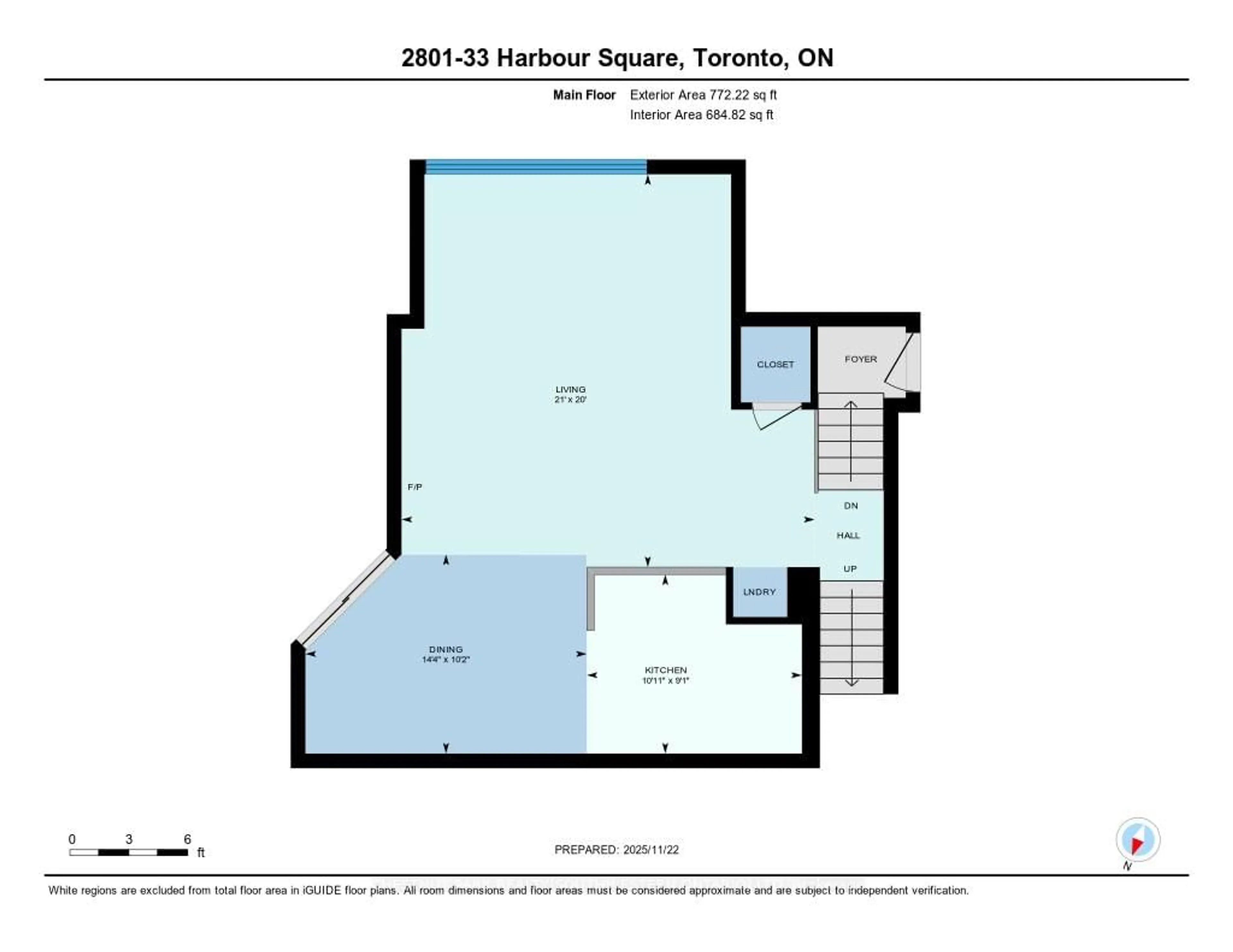 Floor plan for 33 Harbour Sq #2801, Toronto Ontario M5J 2G2