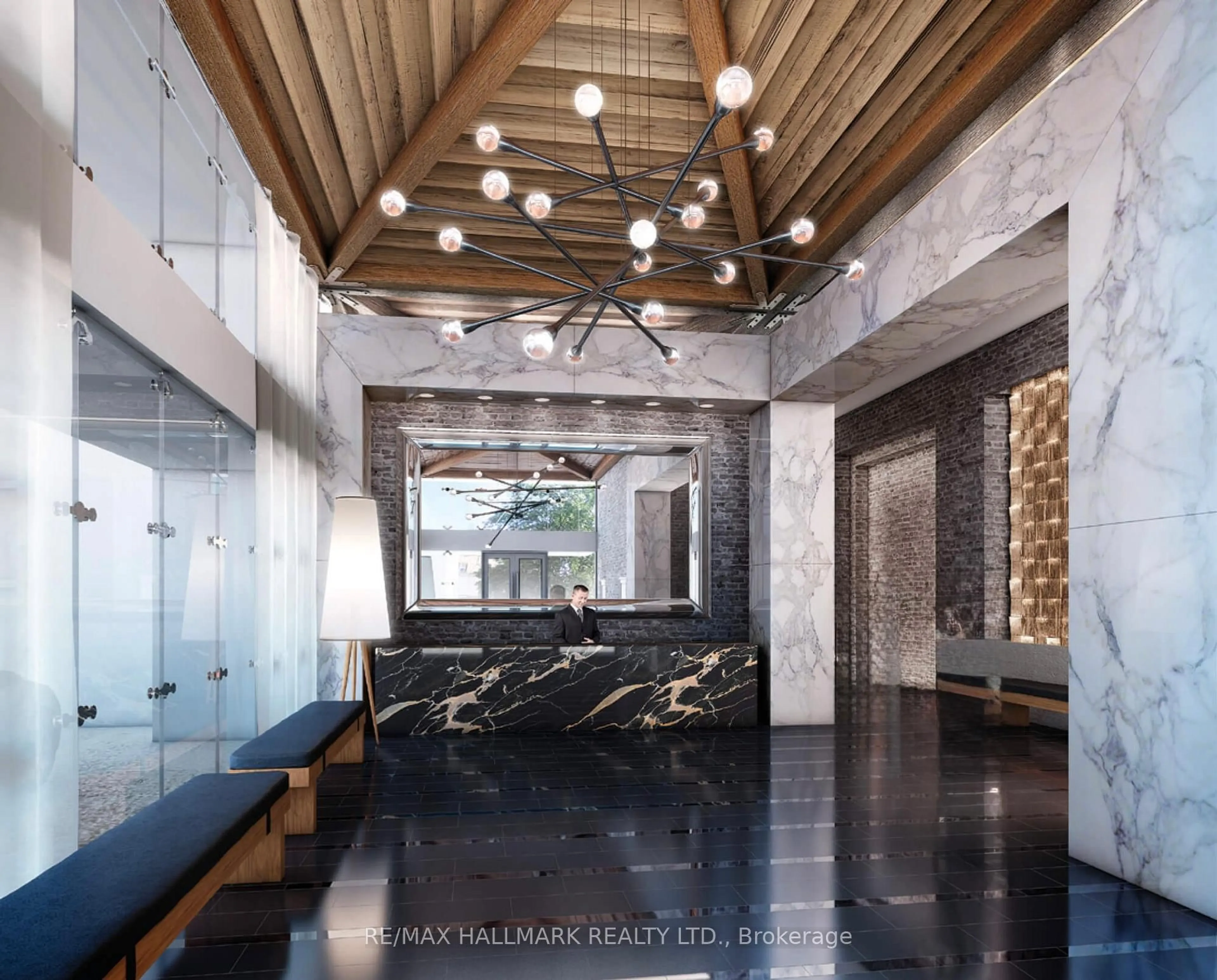 Lobby for 210 Simcoe St #1210, Toronto Ontario M5T 2W5