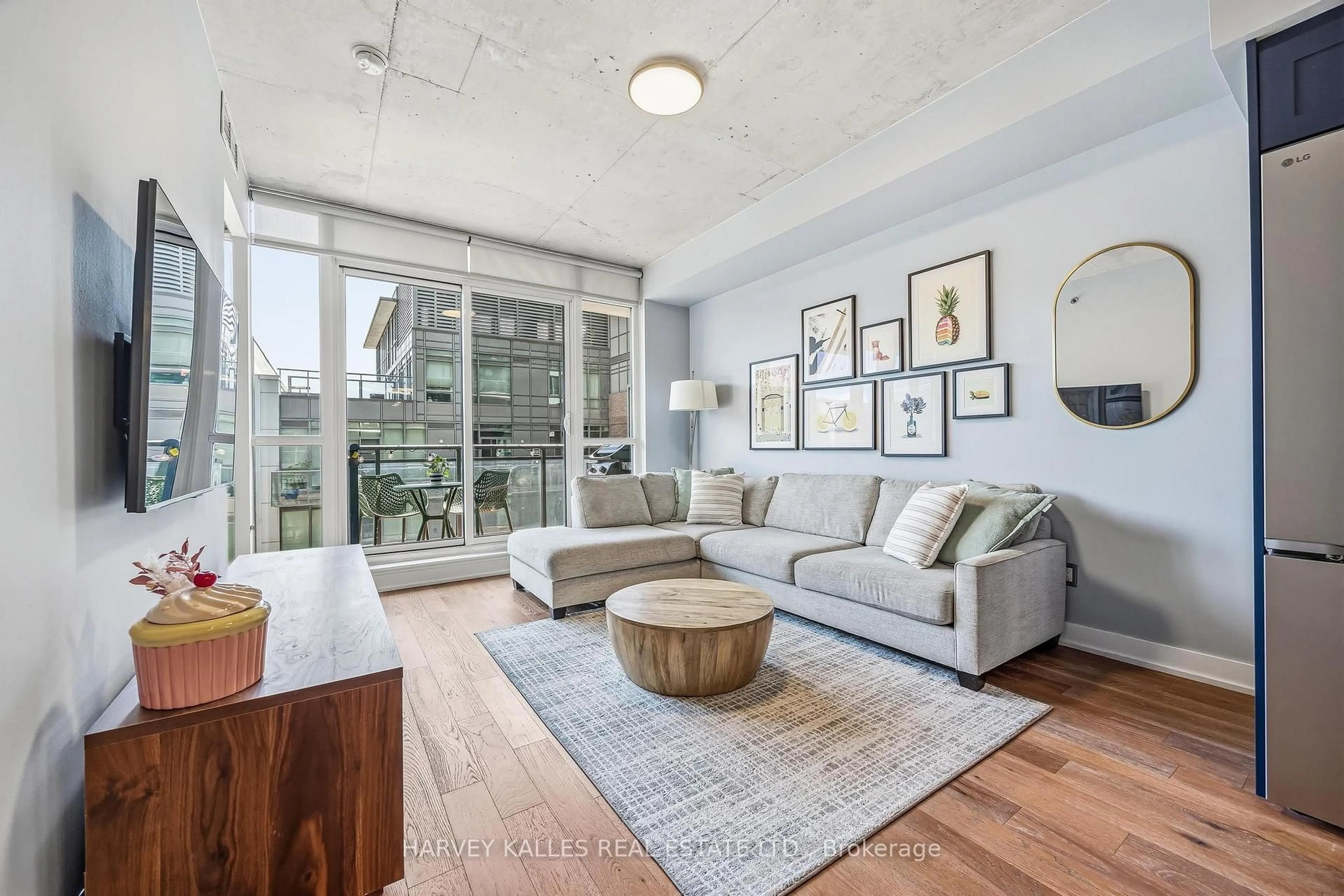 Living room with furniture, unknown for 20 Minowan Miikan Lane #601, Toronto Ontario M6J 0E5