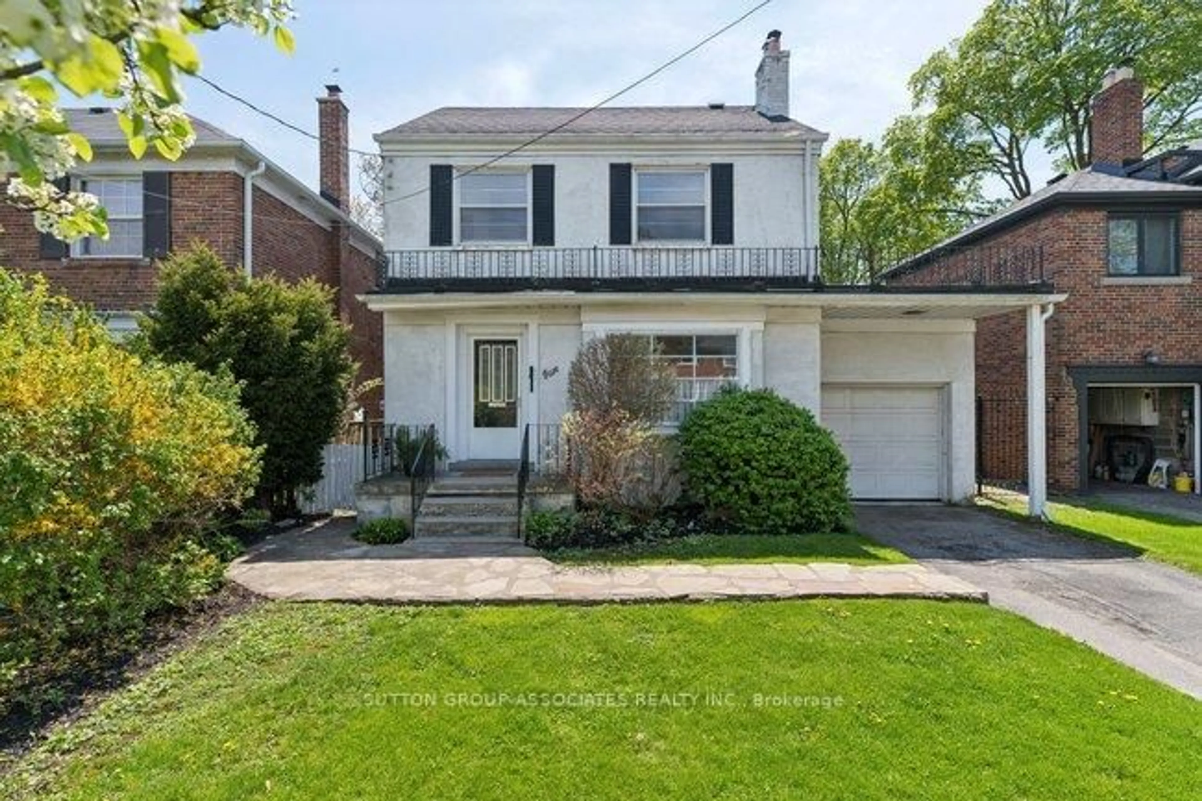 Home with brick exterior material, street for 5 Delhi Ave, Toronto Ontario M5M 3B5