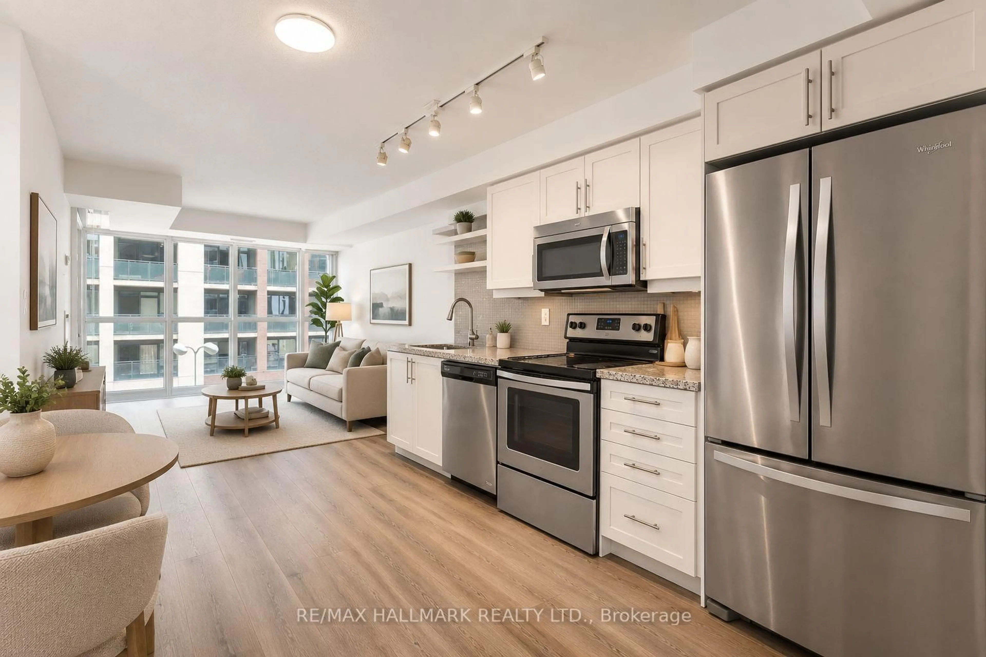 Open concept kitchen, unknown for 400 Adelaide St #502, Toronto Ontario M5A 4S3