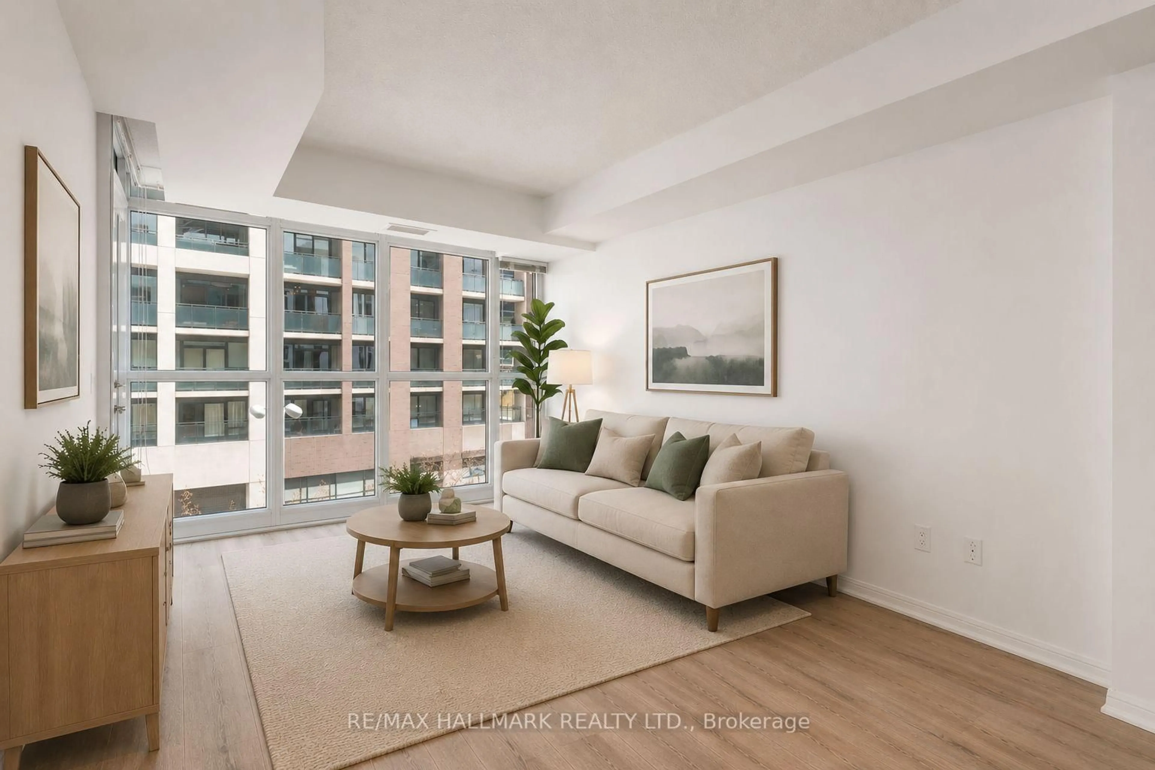 Living room with furniture, unknown for 400 Adelaide St #502, Toronto Ontario M5A 4S3
