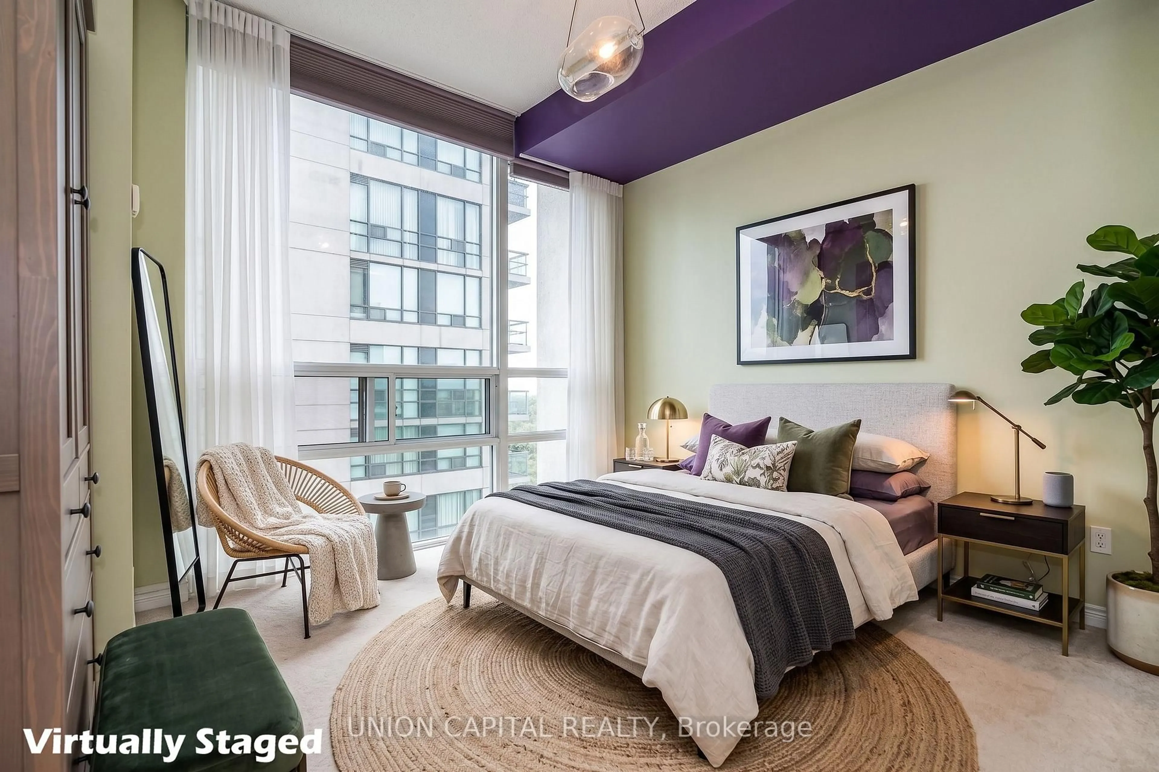 Bedroom with bed, unknown for 509 Beecroft Rd #2002, Toronto Ontario M2N 0A3
