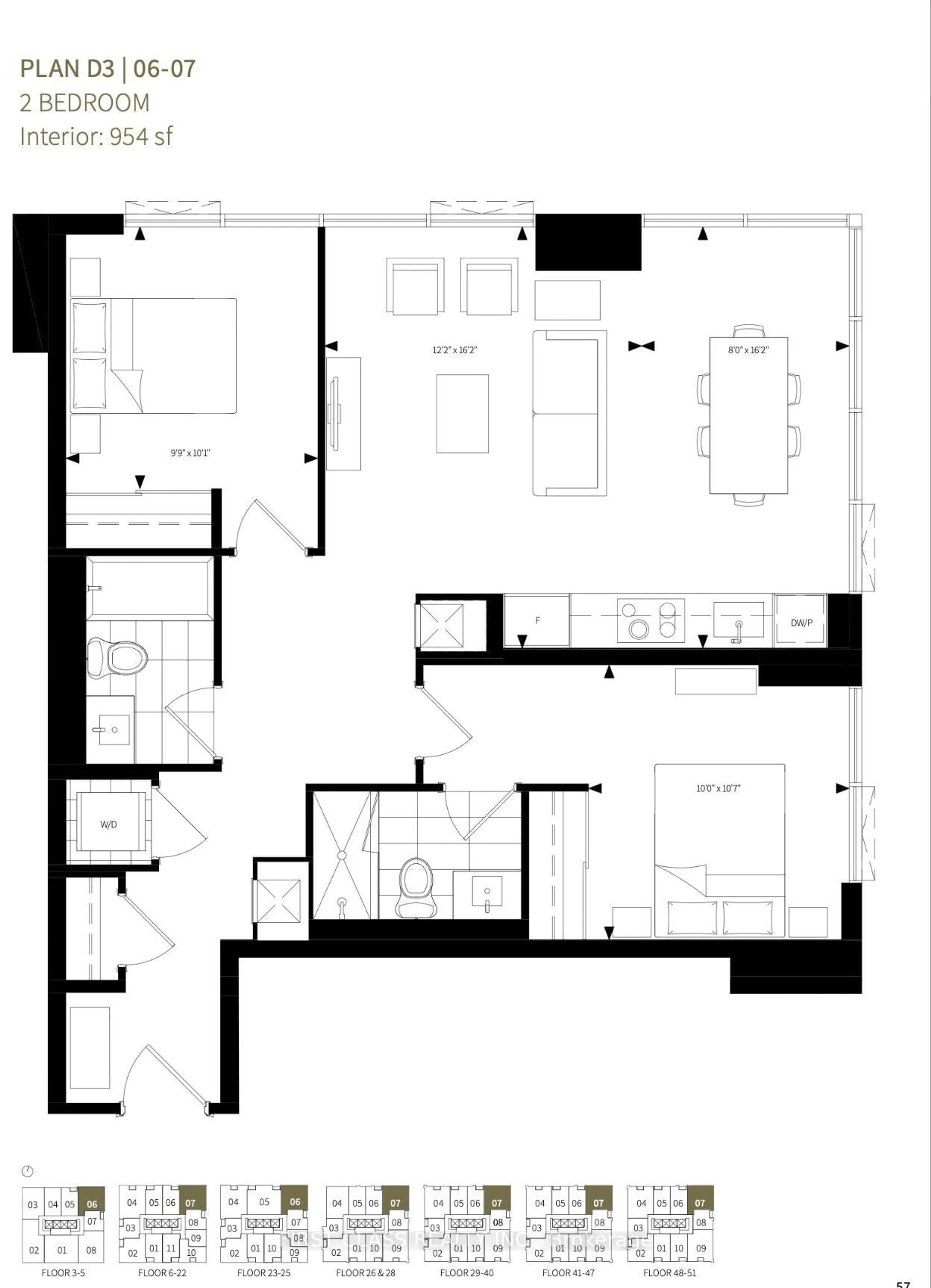 Floor plan for 419 Bloor St #07, Toronto Ontario M4X 1L7