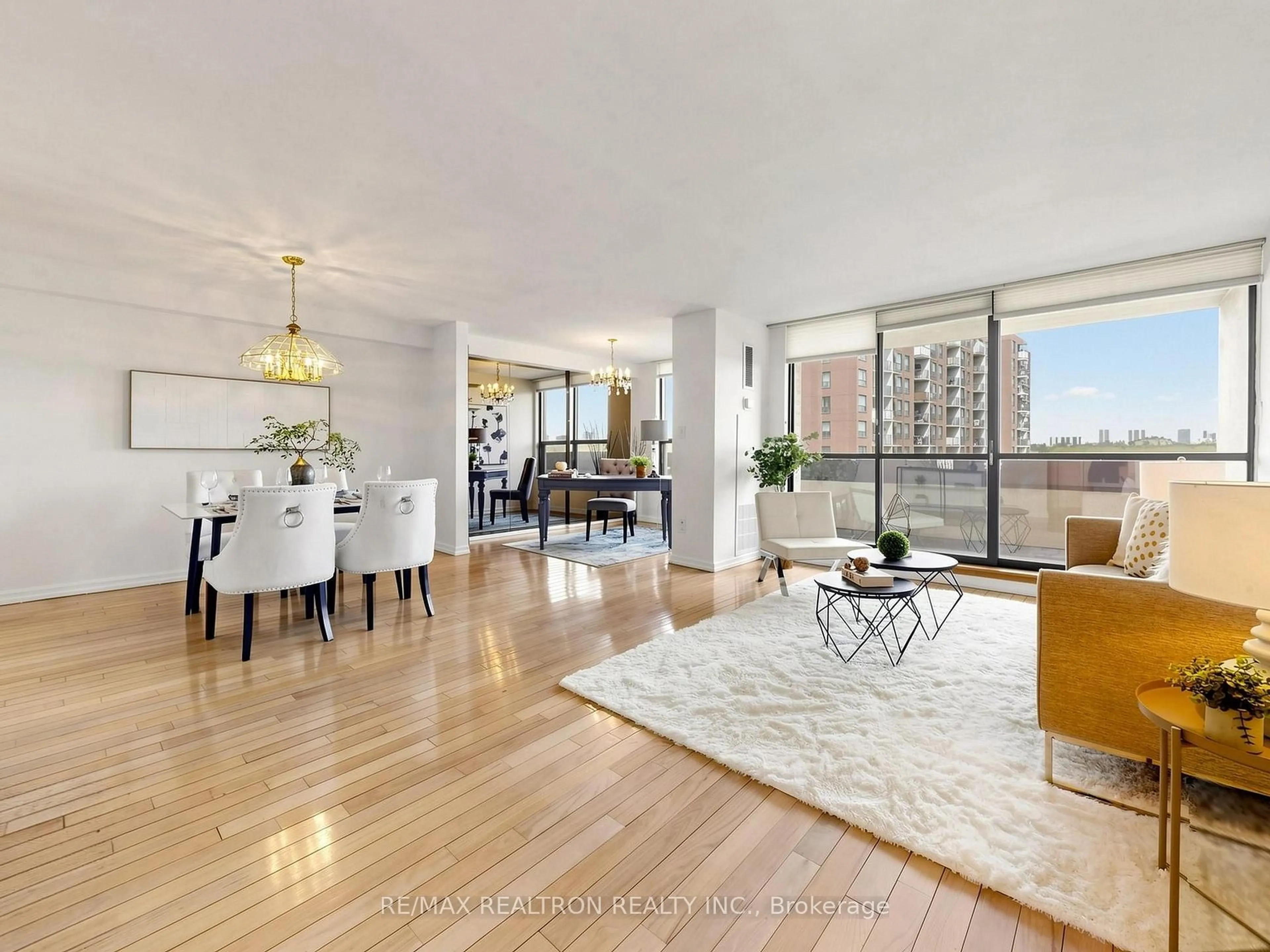 Living room with furniture, unknown for 100 Canyon Ave #608, Toronto Ontario M3H 5T9