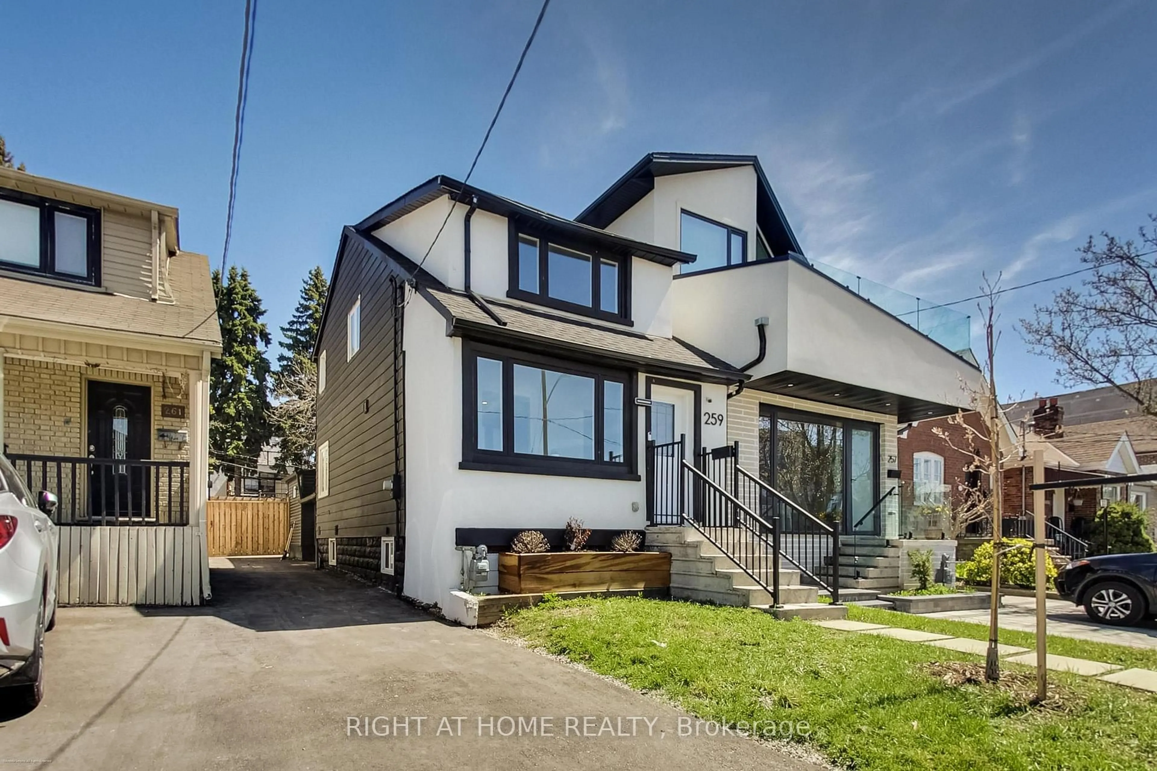 Home with brick exterior material, street for 259 Robina Ave, Toronto Ontario M6C 3Y9