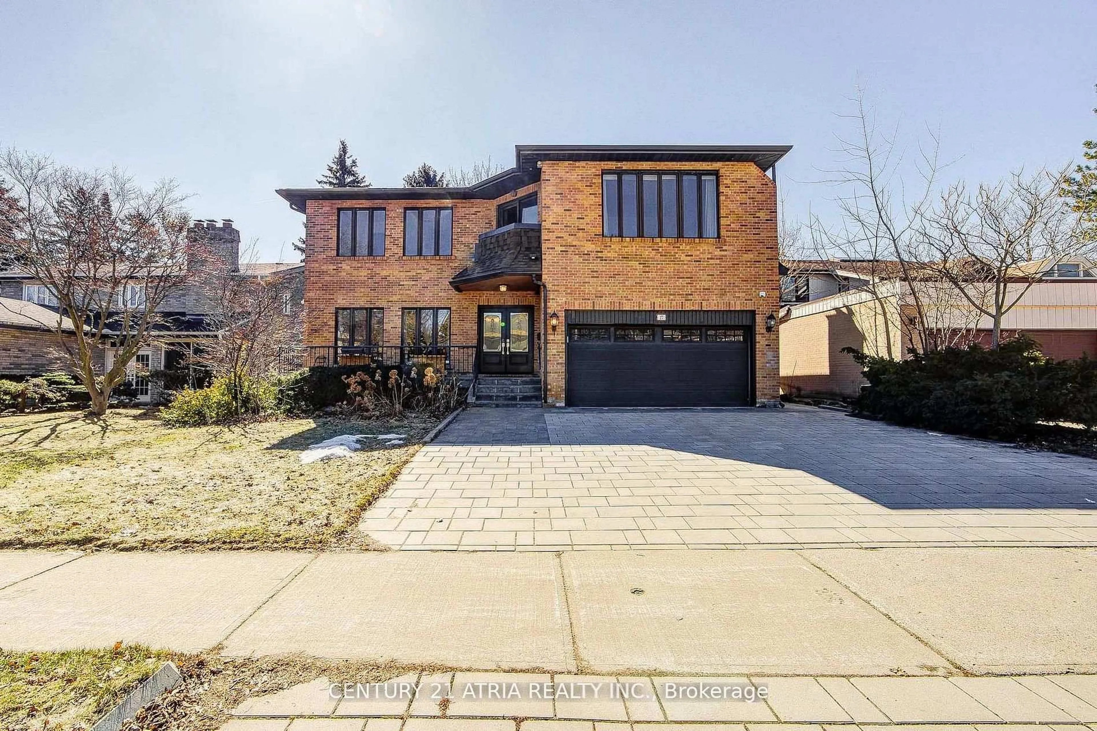 Home with brick exterior material, street for 27 Denlow Blvd, Toronto Ontario M3B 1P5