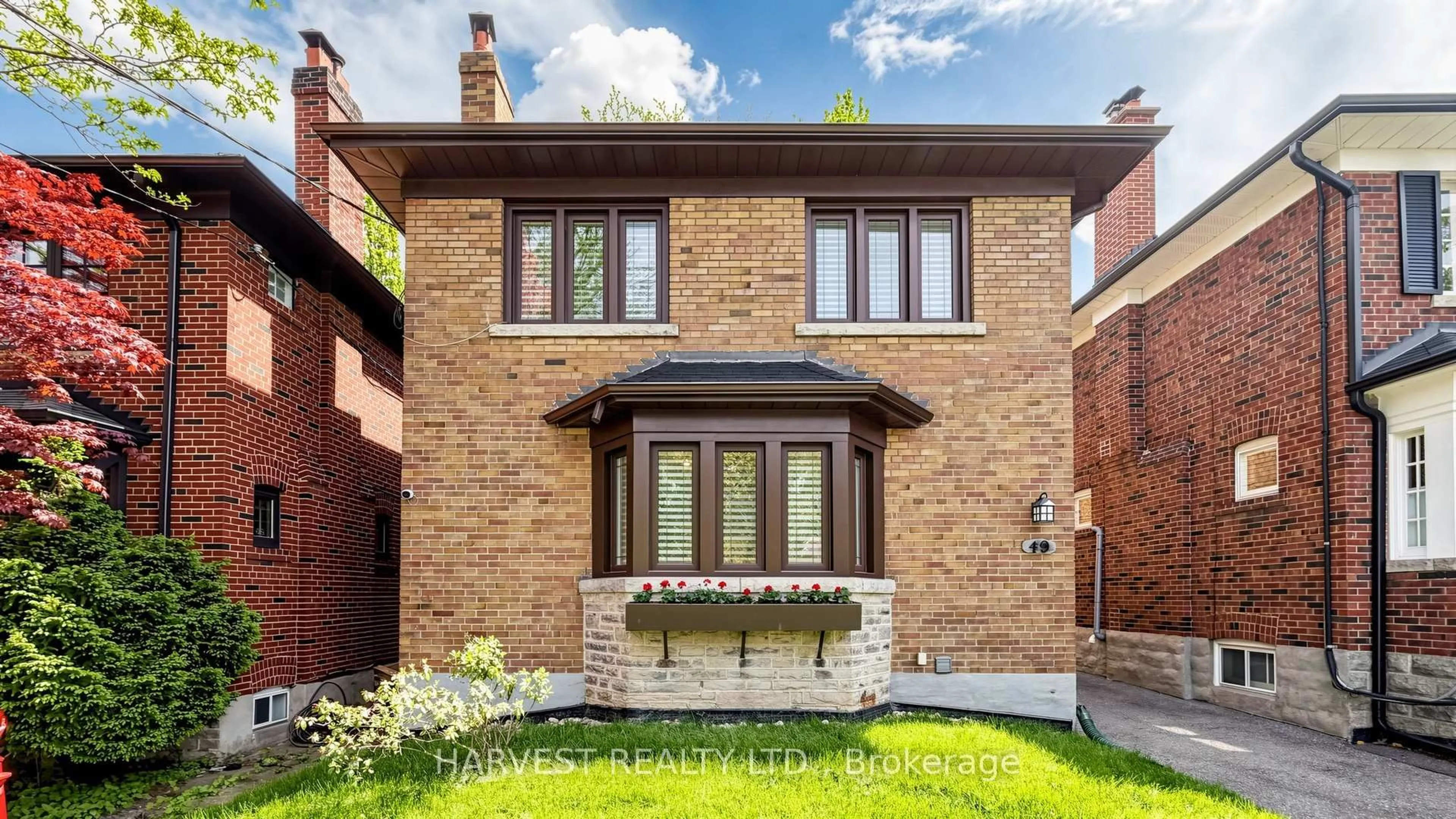 Home with brick exterior material, street for 49 Chudleigh Ave, Toronto Ontario M4R 1T4