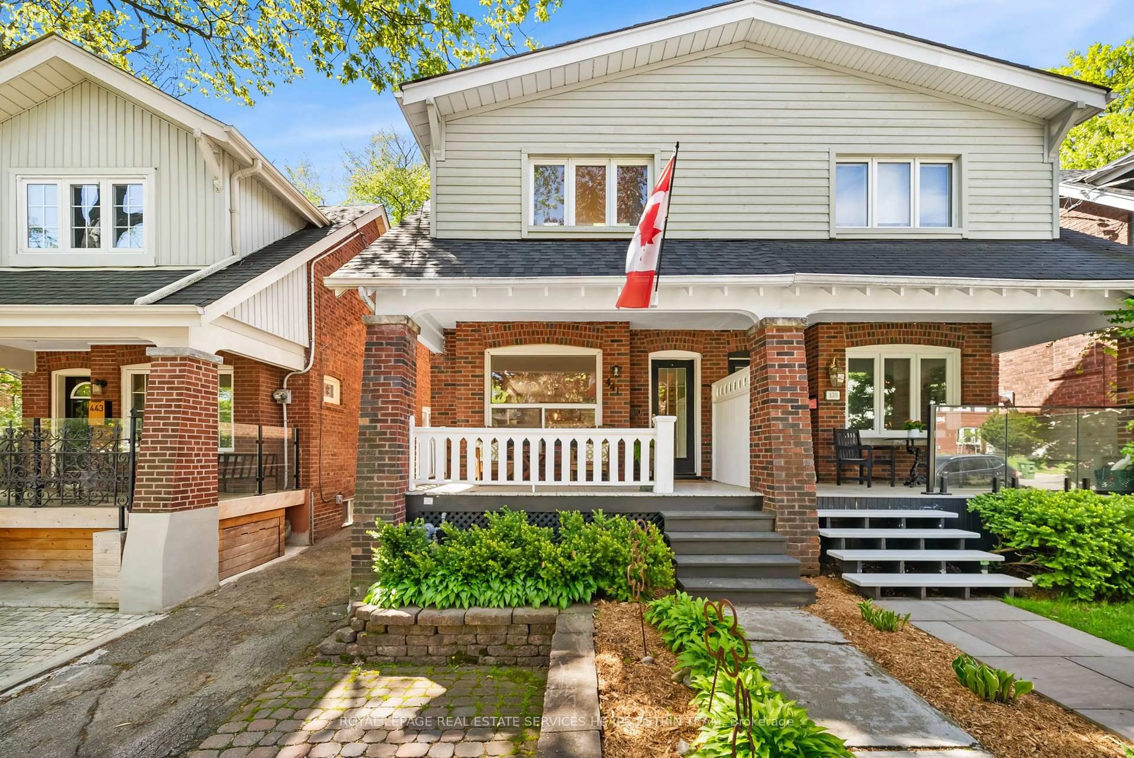 Home with brick exterior material, street for 441 St Clair Ave, Toronto Ontario M4T 1P6