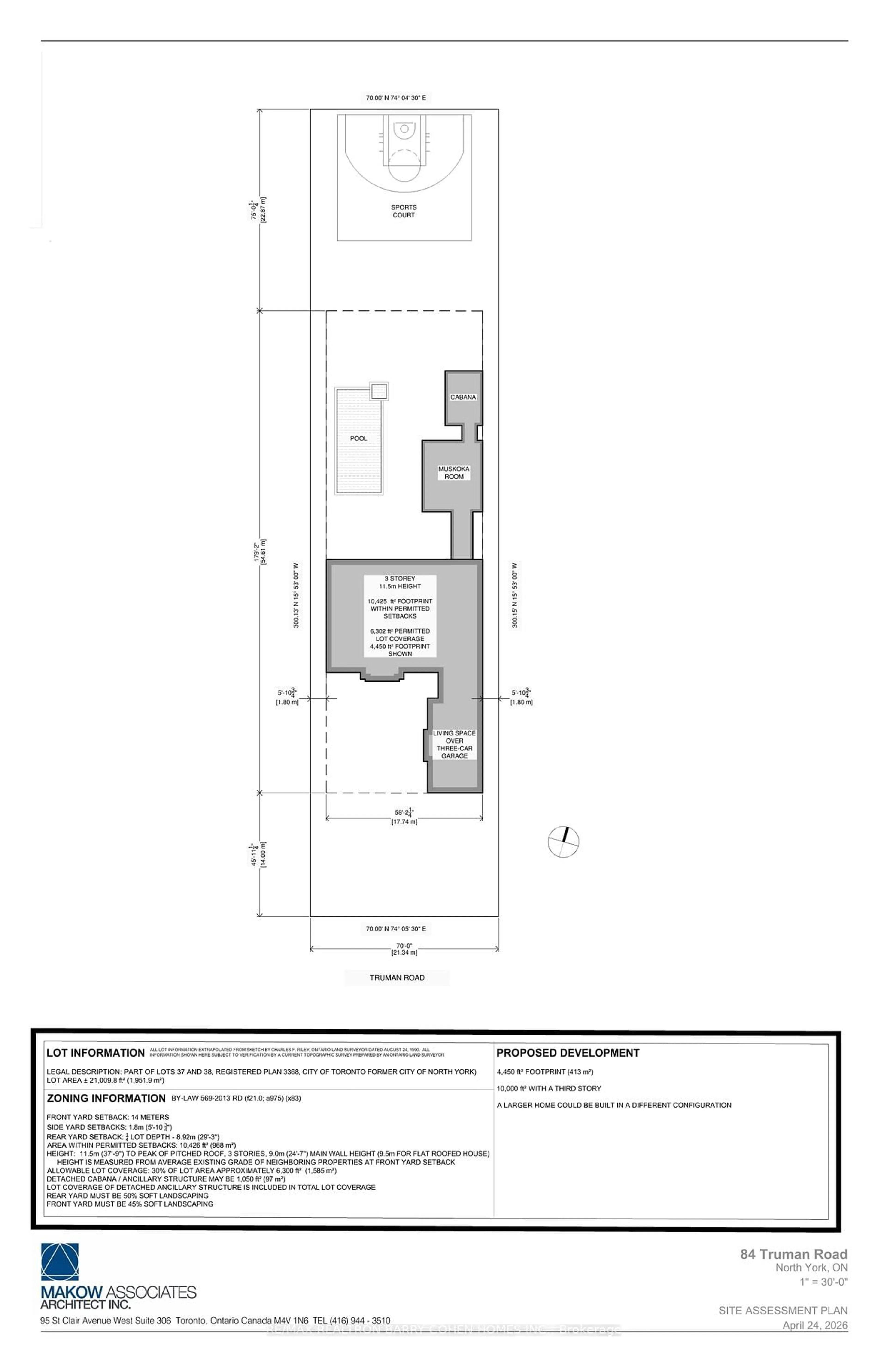 Floor plan for 84 Truman Rd, Toronto Ontario M2L 2L6