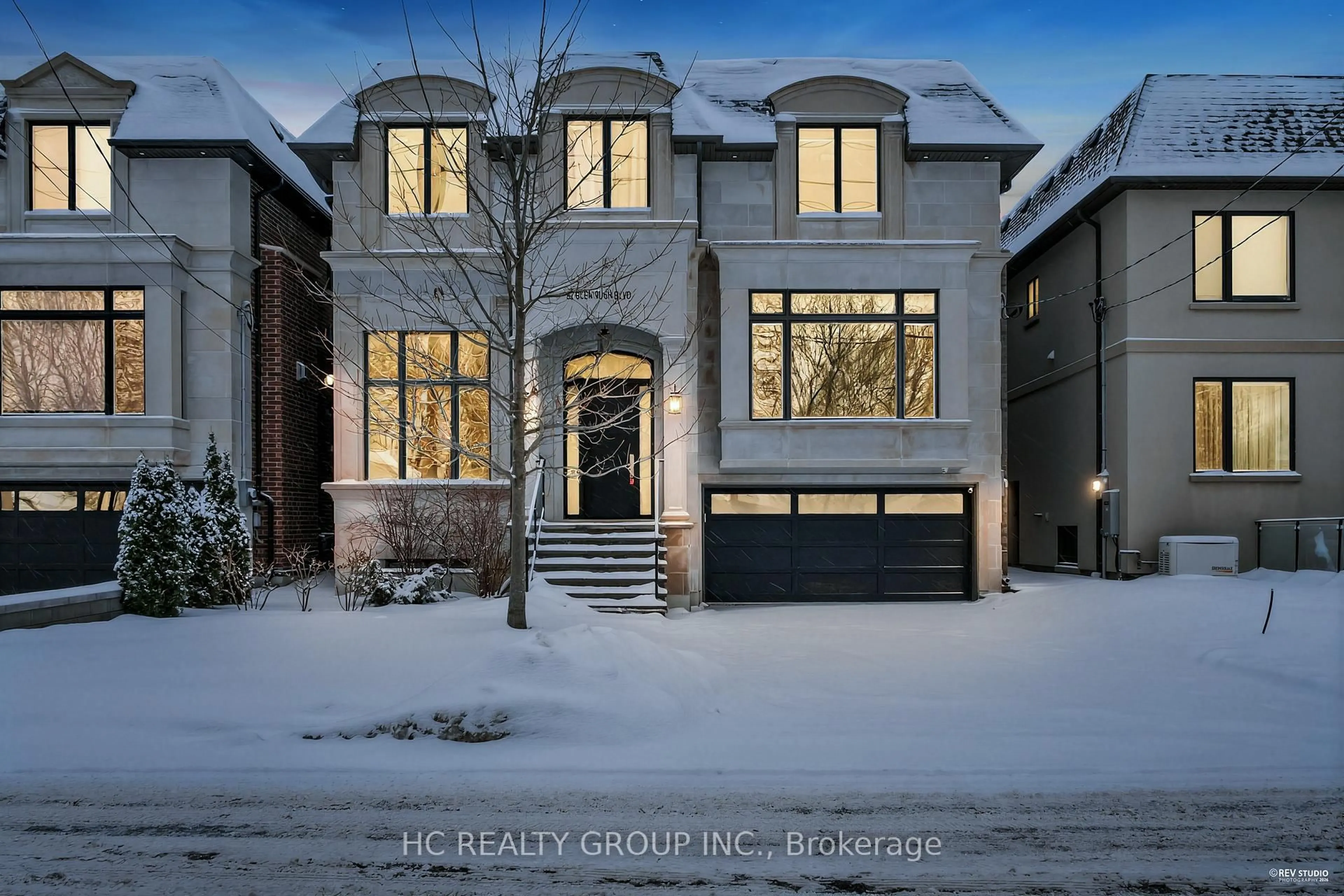 Home with brick exterior material, street for 92 Glen Rush Blvd, Toronto Ontario M5N 2V1