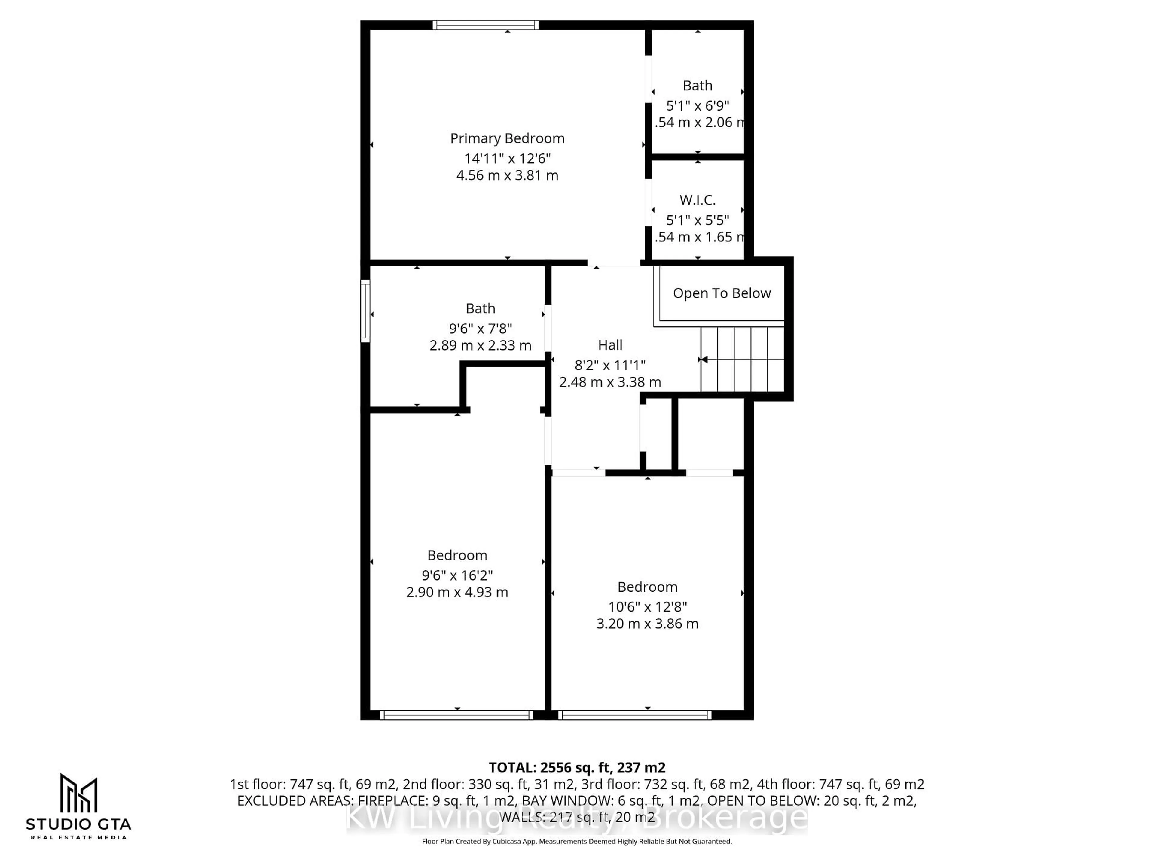 Floor plan for 52 Hawksbury Dr, Toronto Ontario M2K 1M5