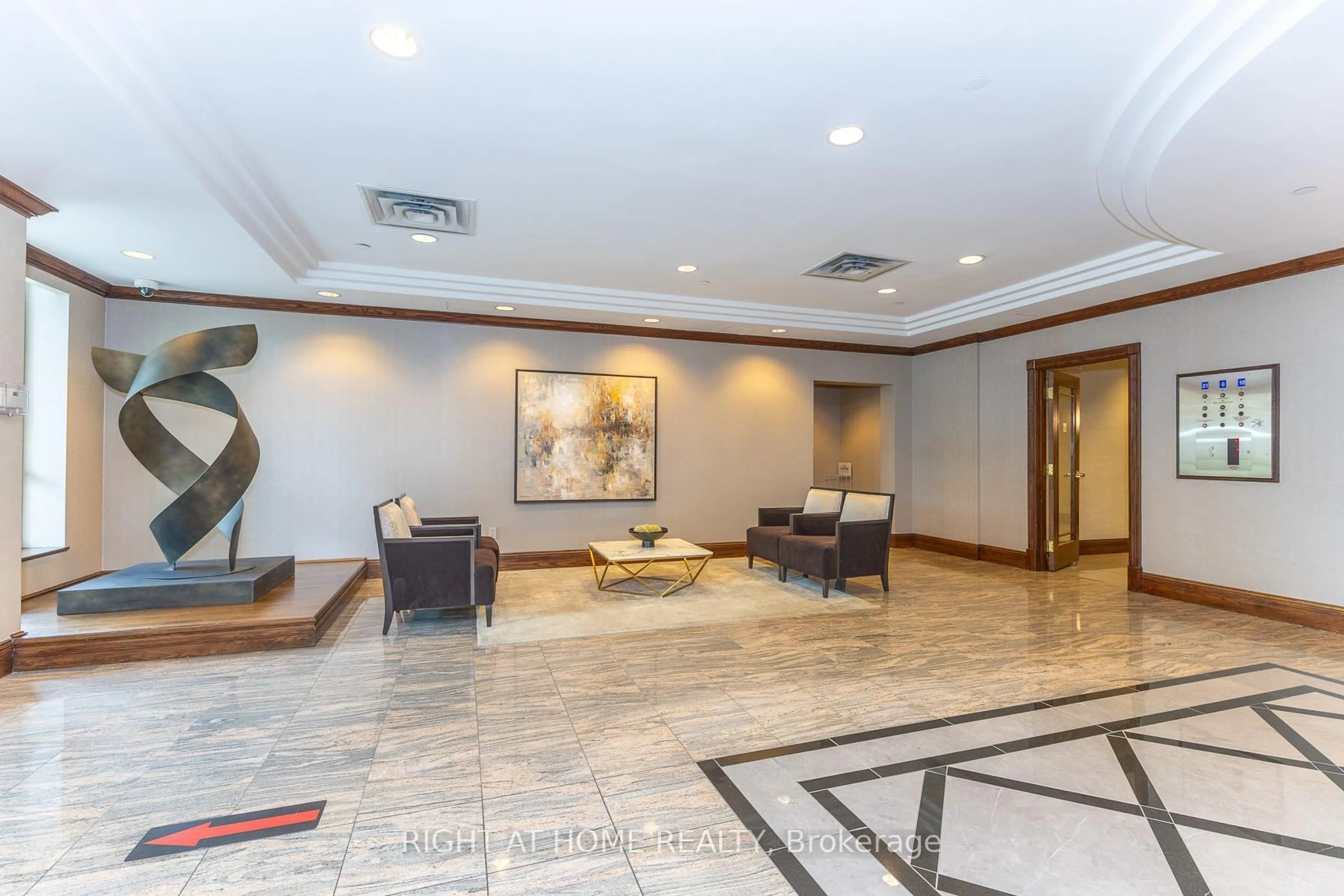 Lobby for 3 Pemberton Ave #1706, Toronto Ontario M2M 4M1