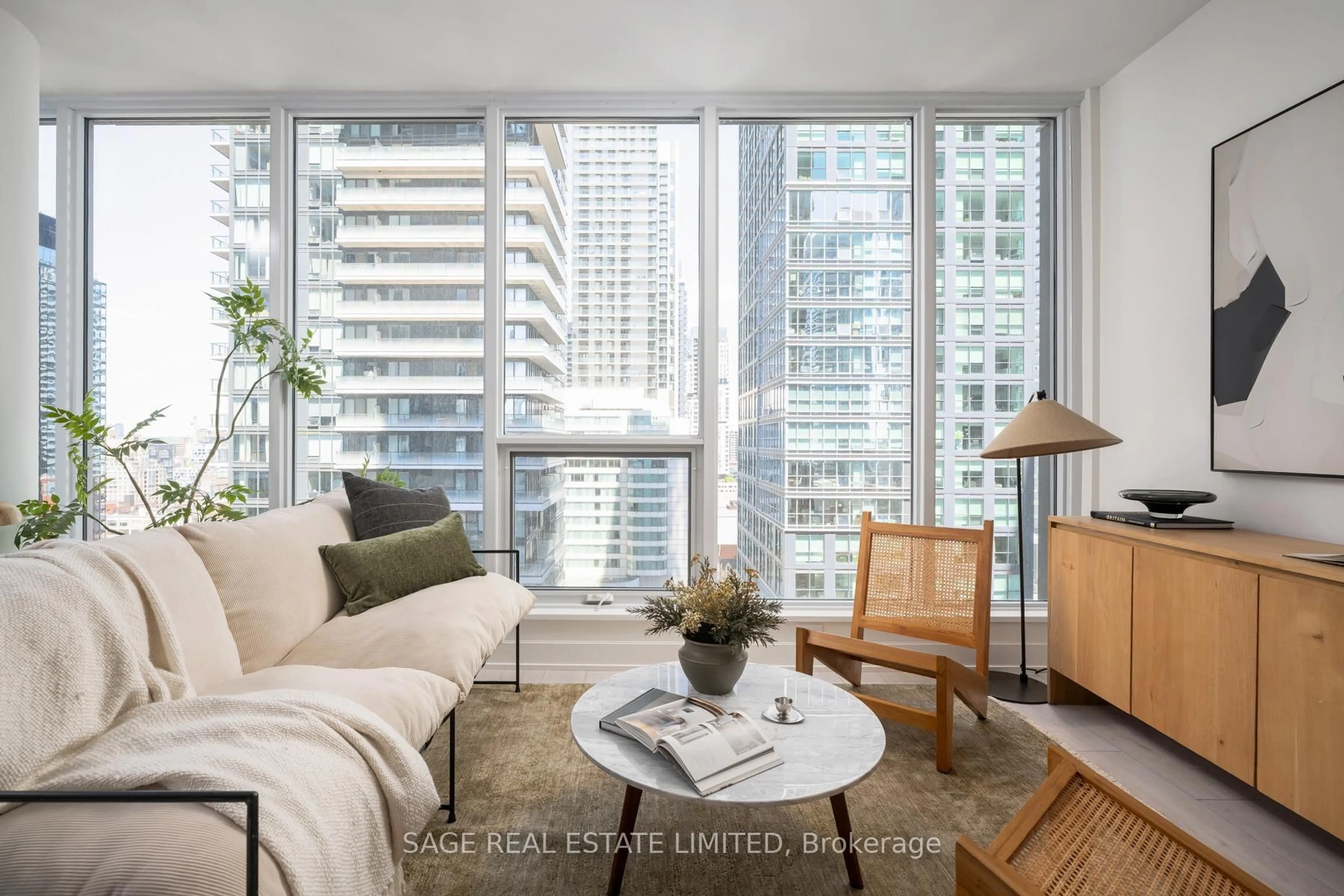 Living room with furniture, unknown for 35 Mercer St #1712, Toronto Ontario M5V 1H2