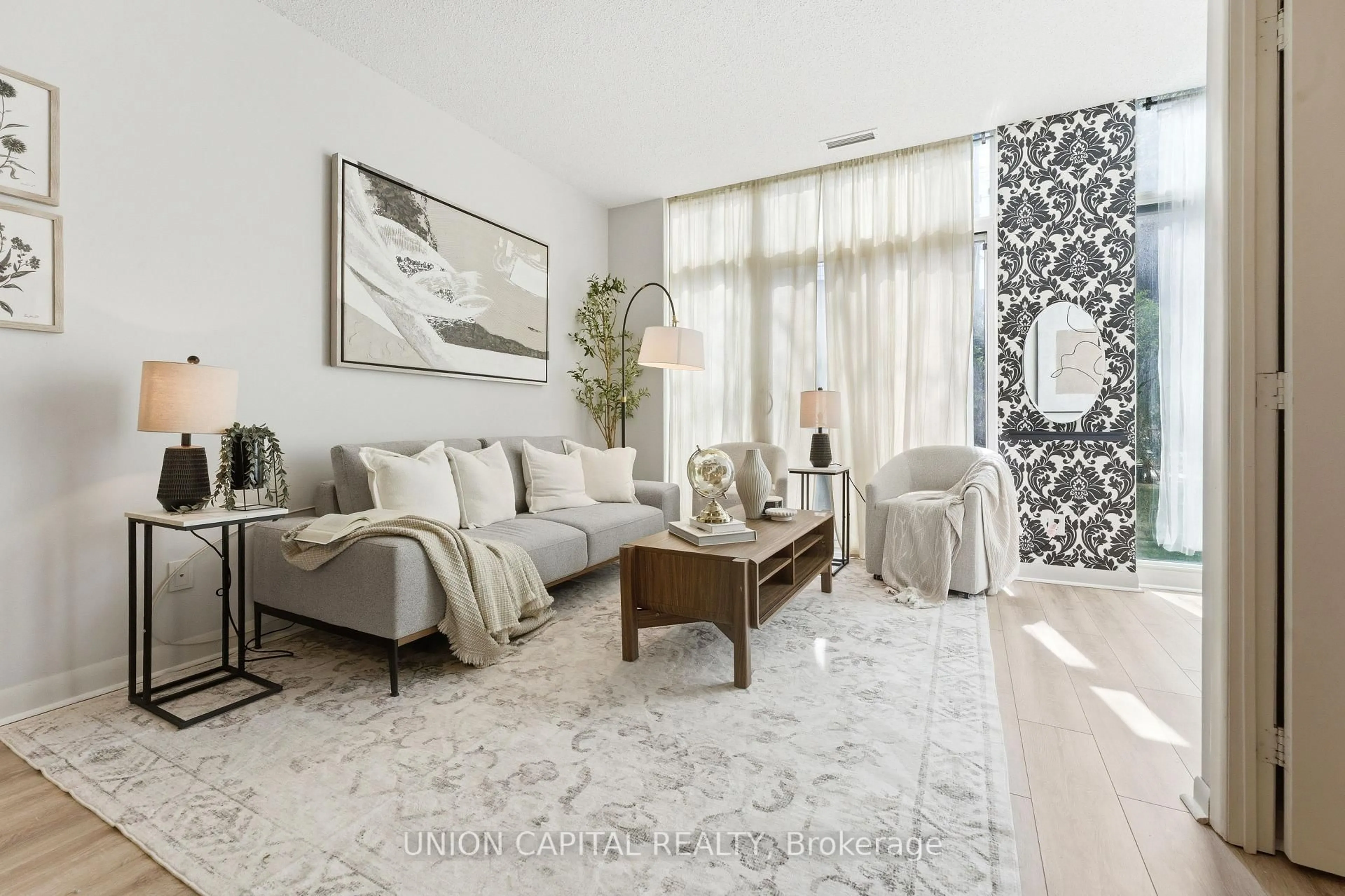 Living room with furniture, unknown for 525 Wilson Ave #147, Toronto Ontario M3H 0A7