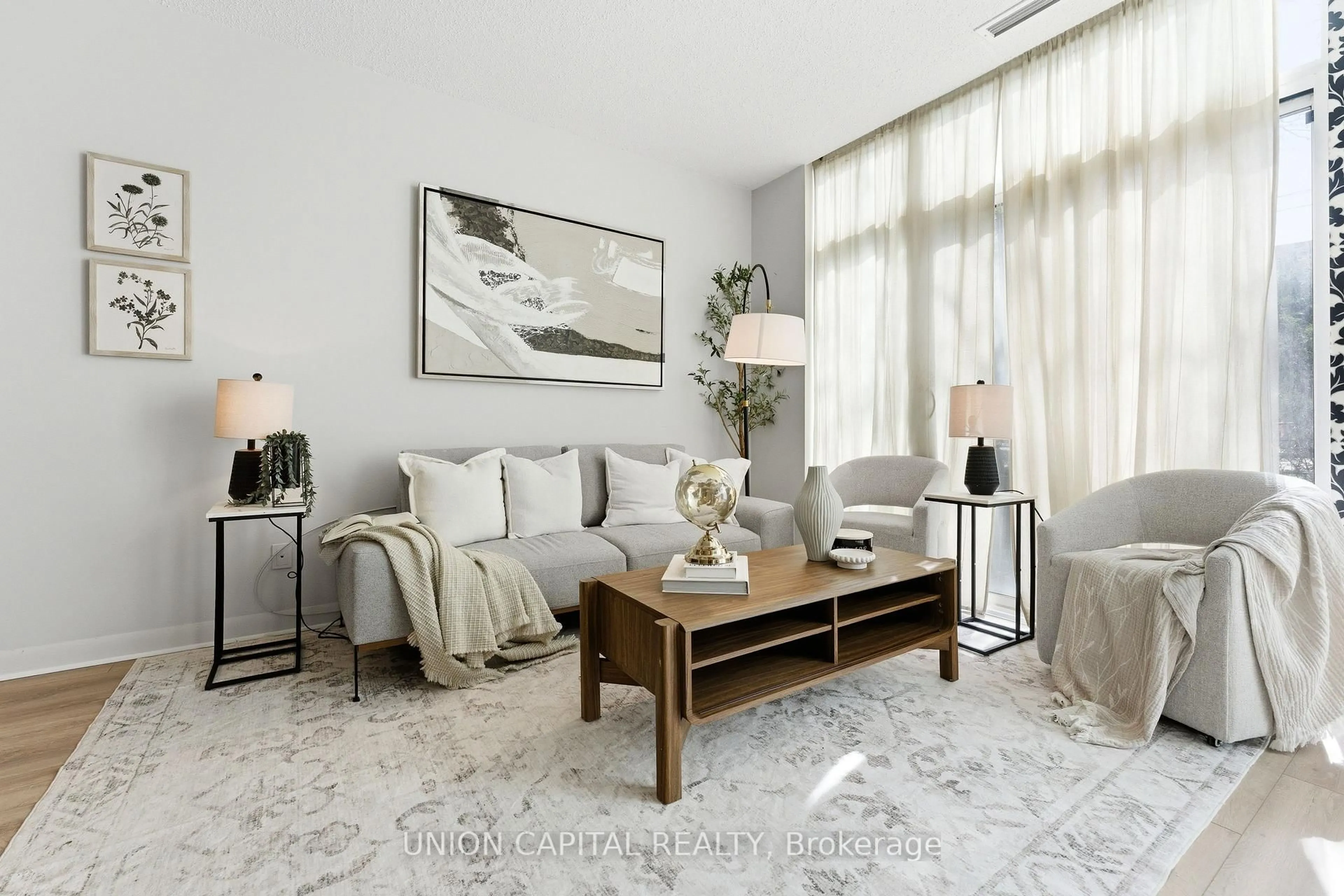 Living room with furniture, unknown for 525 Wilson Ave #147, Toronto Ontario M3H 0A7